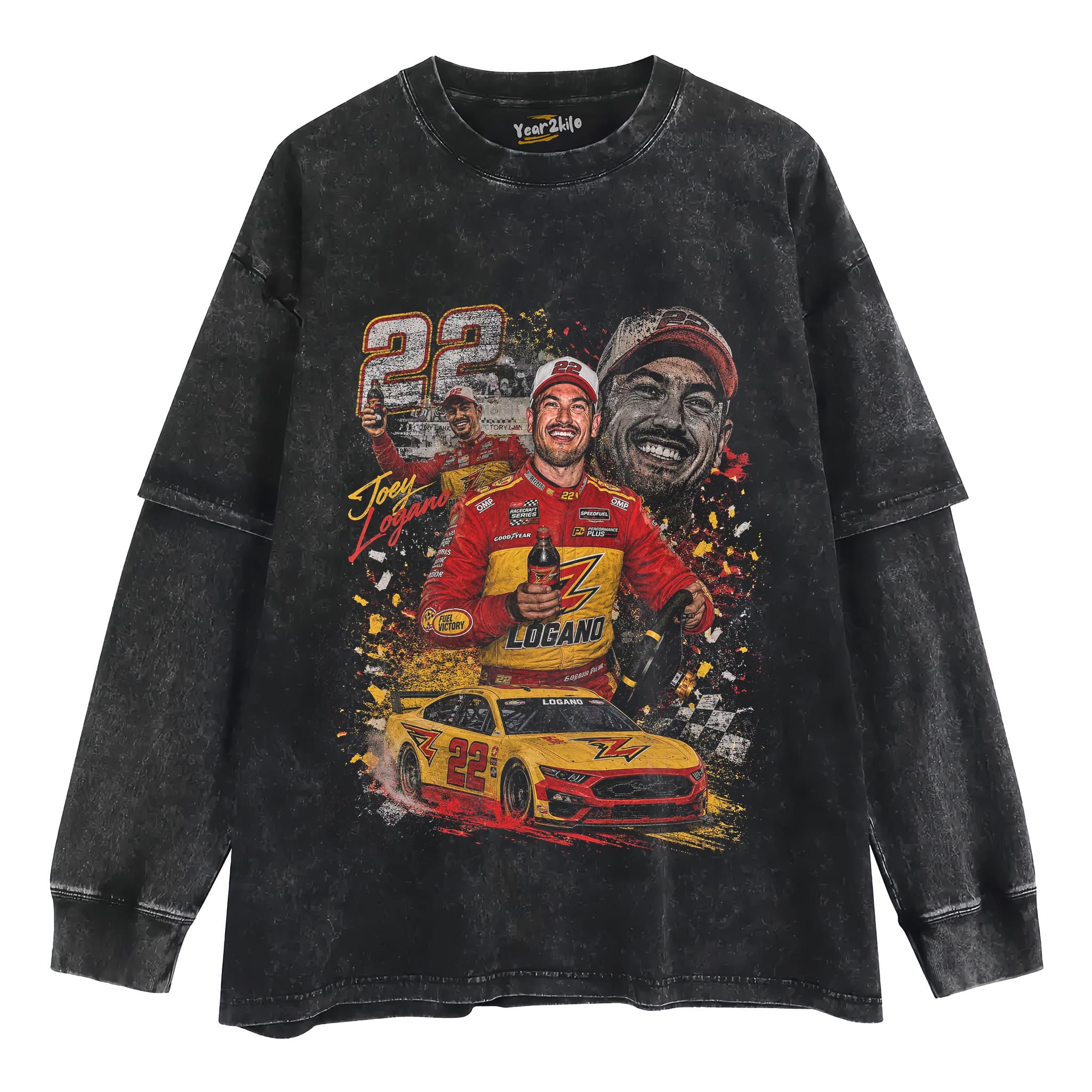 JOEY LOGANO 2026 V1 TANK TOP & TEE & LONG SLEEVE & LAYERED LS & HOODIE