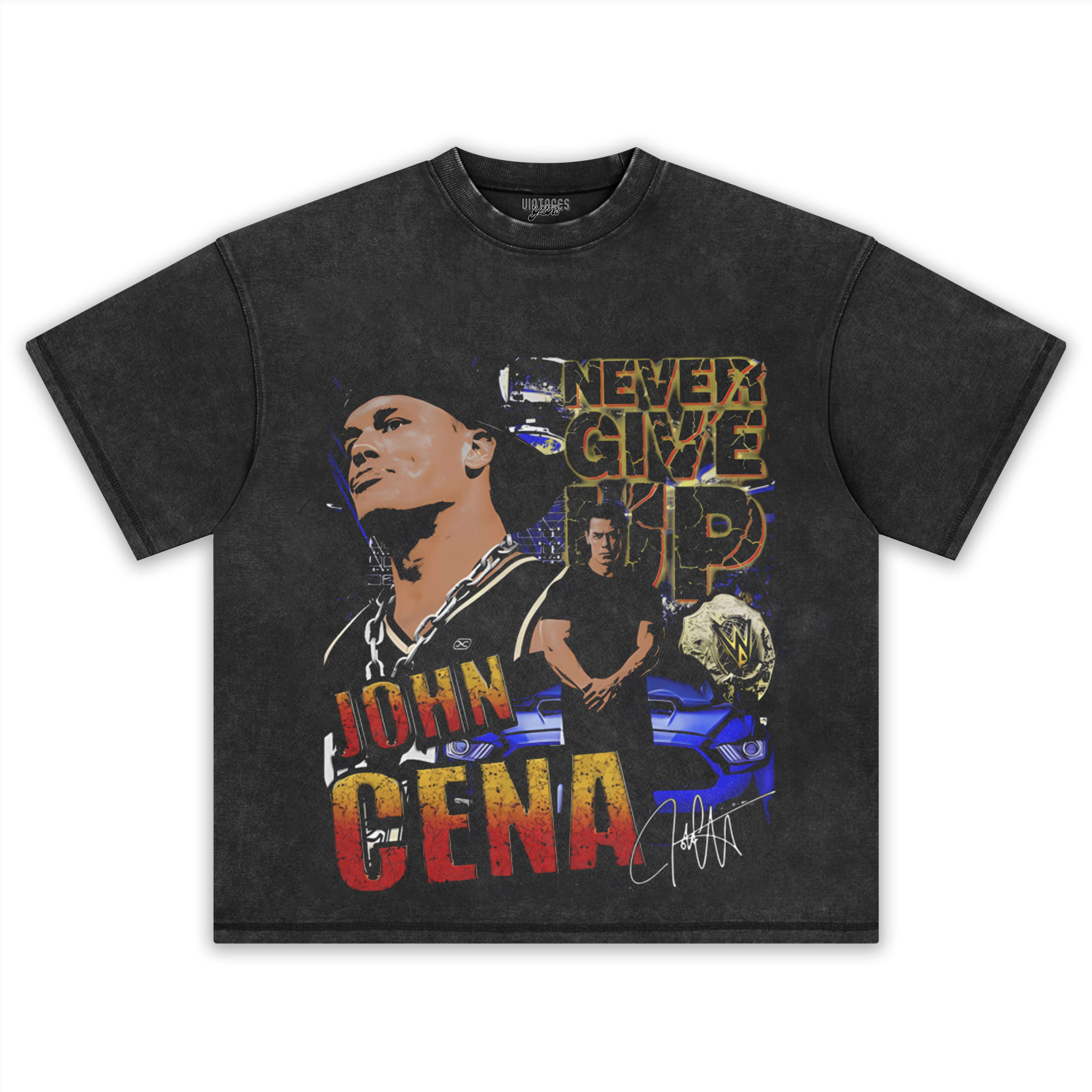 JOHN CENA NEVER GIVE UP TEE & LS & HOODIE