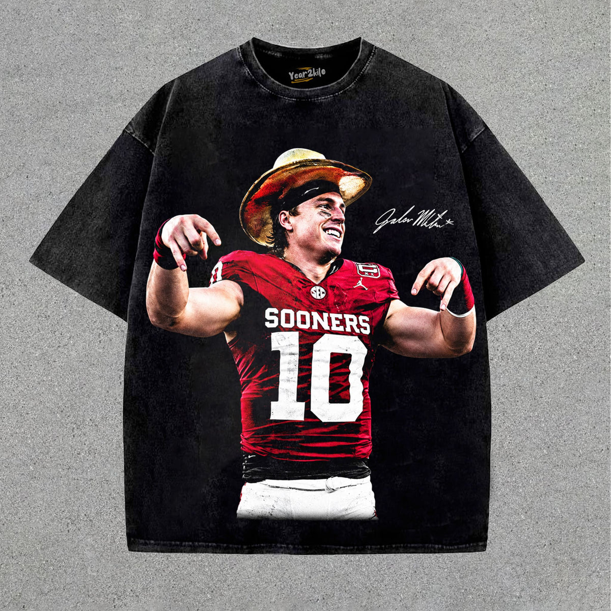 JOHN MATEER - HORNS DOWN TANK TOP & TEE & LONG SLEEVE & LAYERED LS & HOODIE