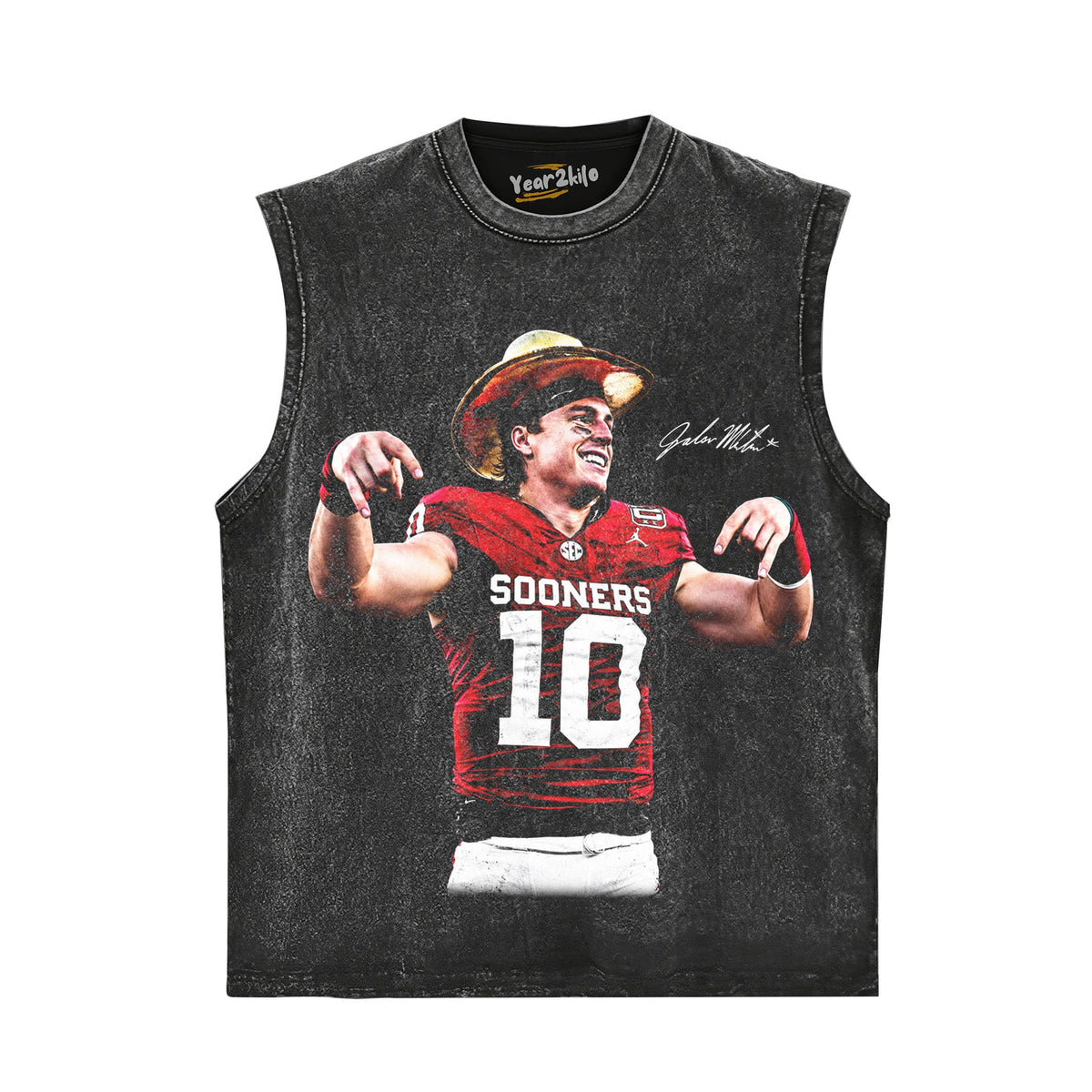 JOHN MATEER - HORNS DOWN TANK TOP & TEE & LONG SLEEVE & LAYERED LS & HOODIE