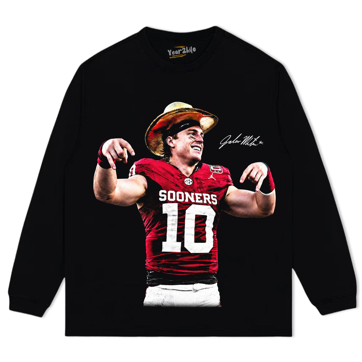 JOHN MATEER - HORNS DOWN TANK TOP & TEE & LONG SLEEVE & LAYERED LS & HOODIE
