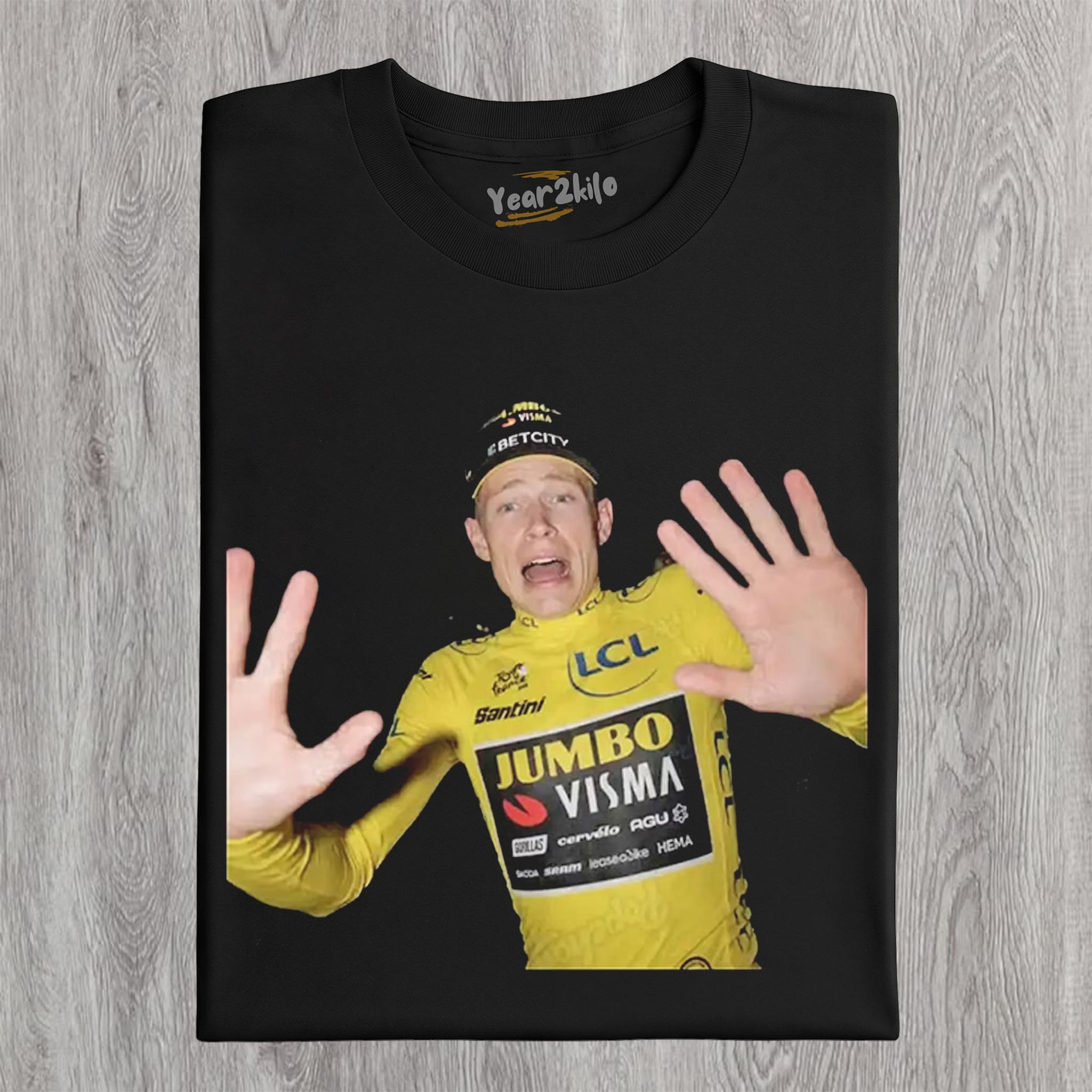 JONAS VINGEGAARD 2026 VINTAGE CRYING TANK TOP & TEE & LONG SLEEVE & LAYERED LS & HOODIE