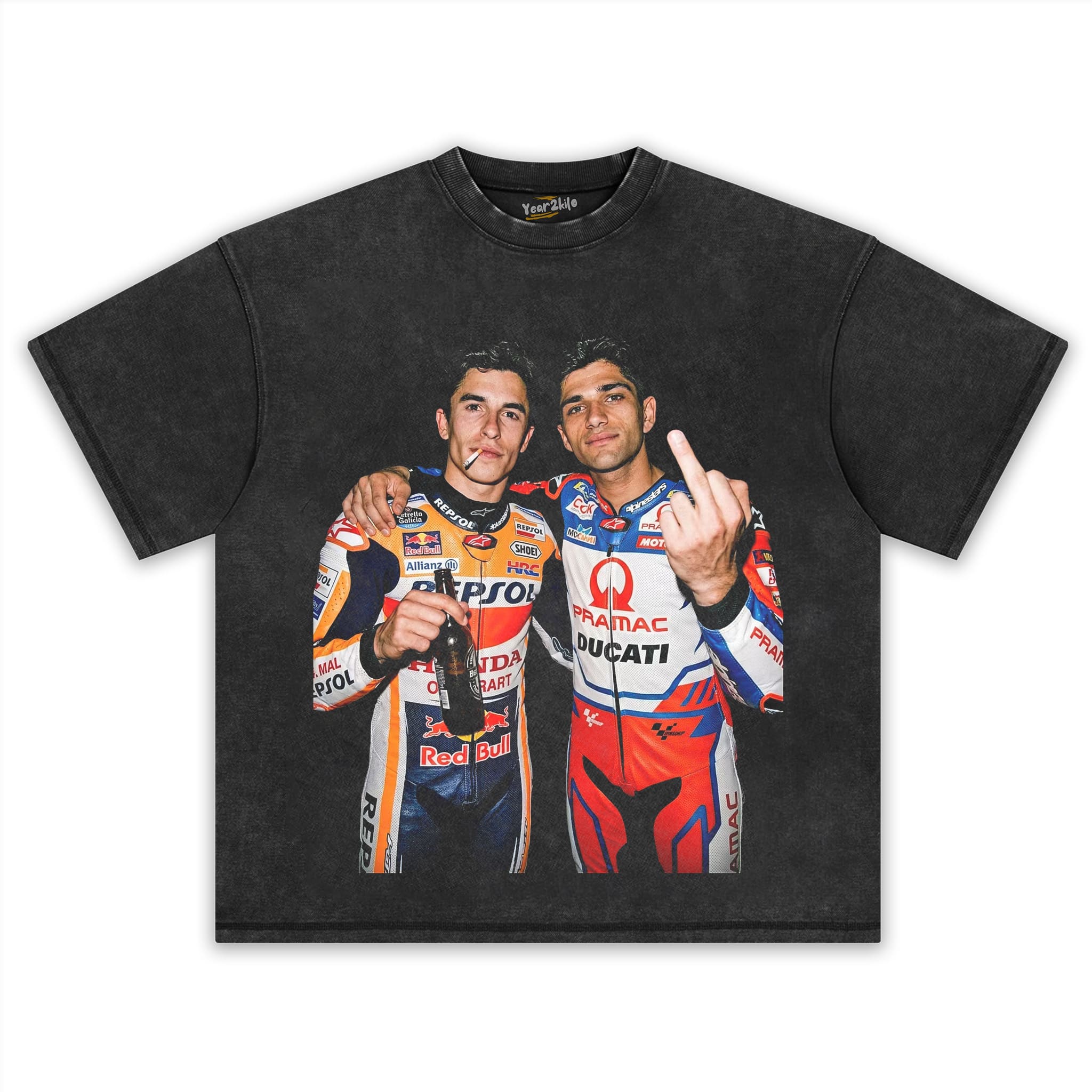JORGE MARTÍN & MARC MÁRQUEZ MOTO GP THE SILVERSTONE SHOWDOWN TANK TOP & TEE & LONG SLEEVE & LAYERED LS & HOODIE