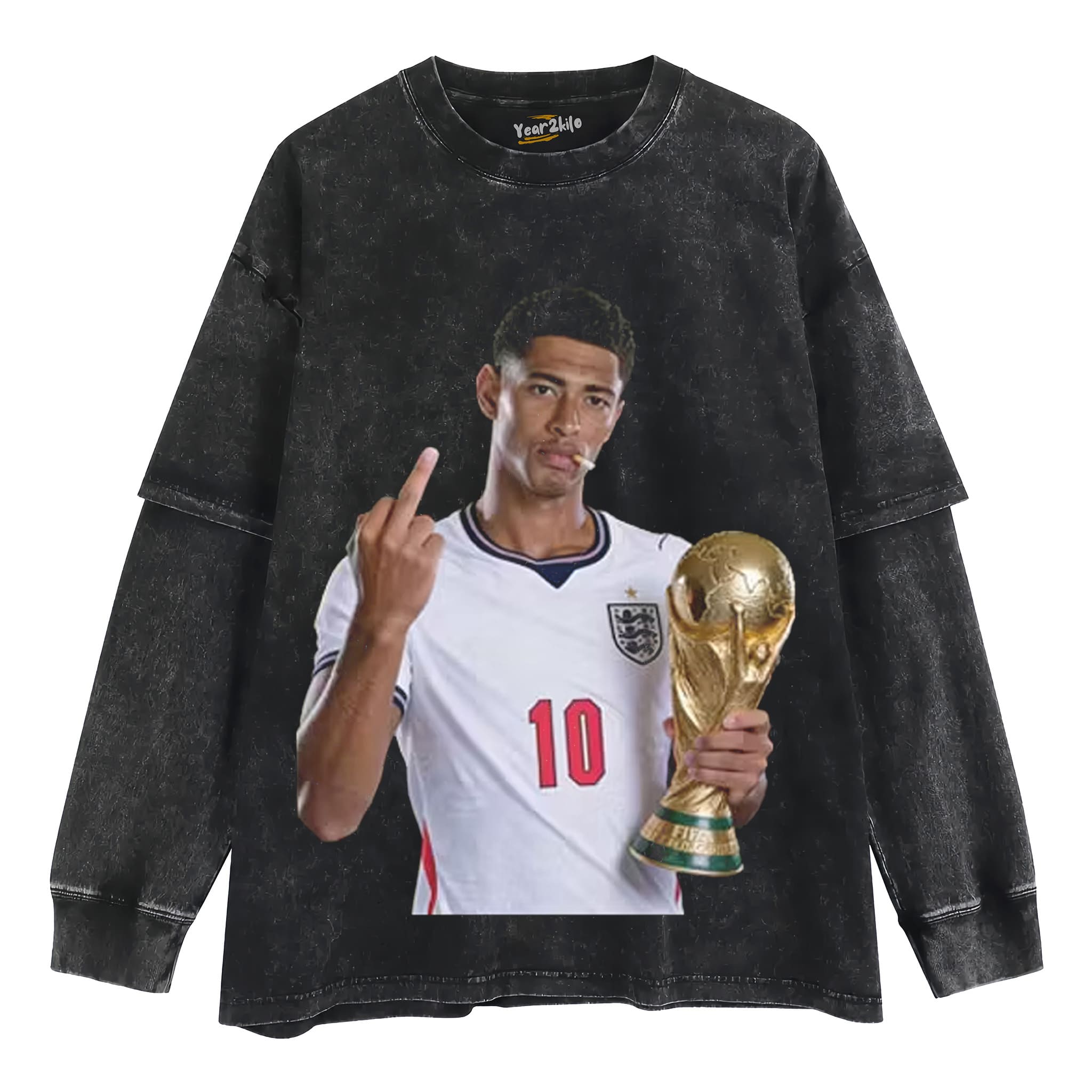 JUDE BELLINGHAM ENGLAND TANK TOP & TEE & LONG SLEEVE & LAYERED LS & HOODIE