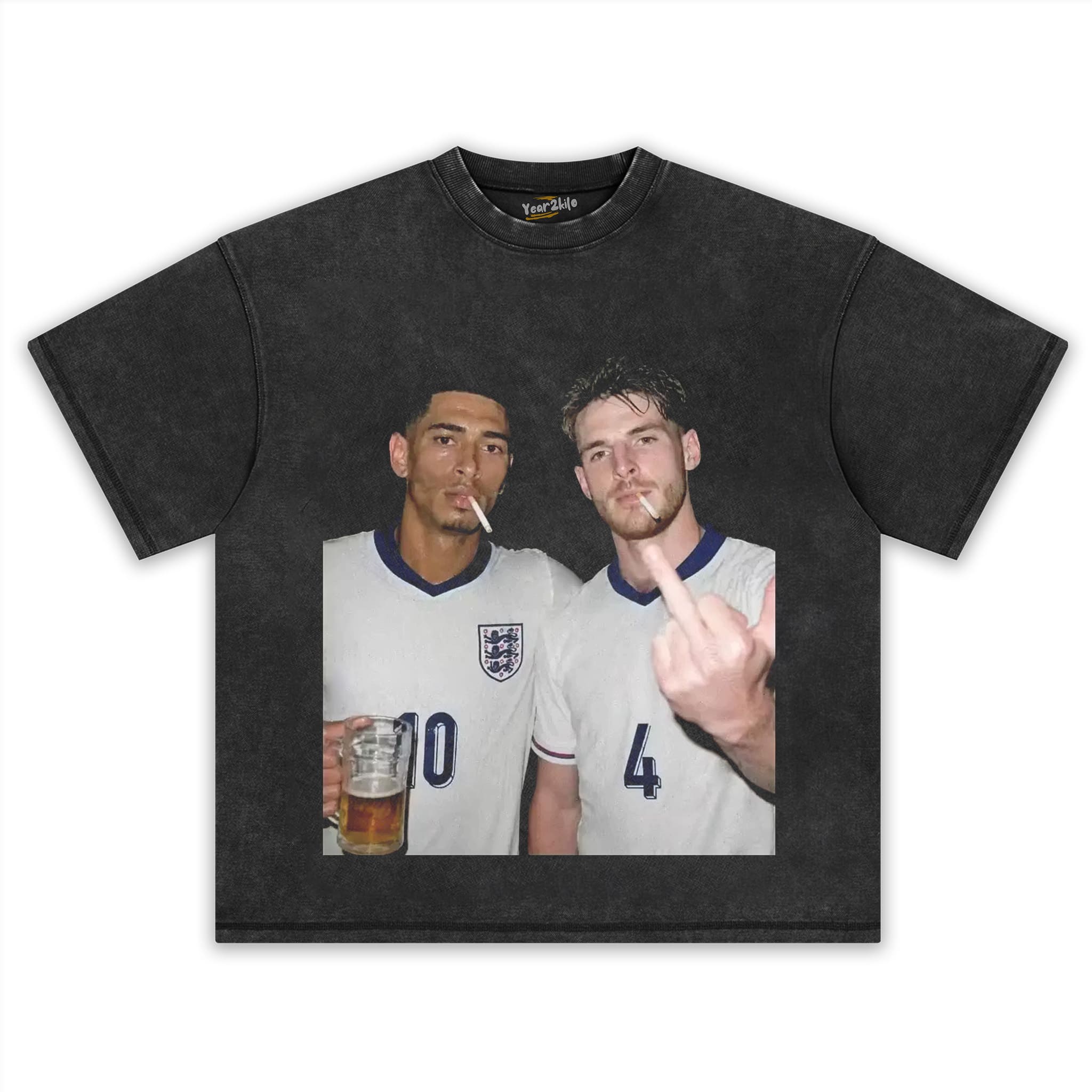 JUDE BELLINGHAM & DECLAN RICE ENGLAND TANK TOP & TEE & LONG SLEEVE & LAYERED LS & HOODIE