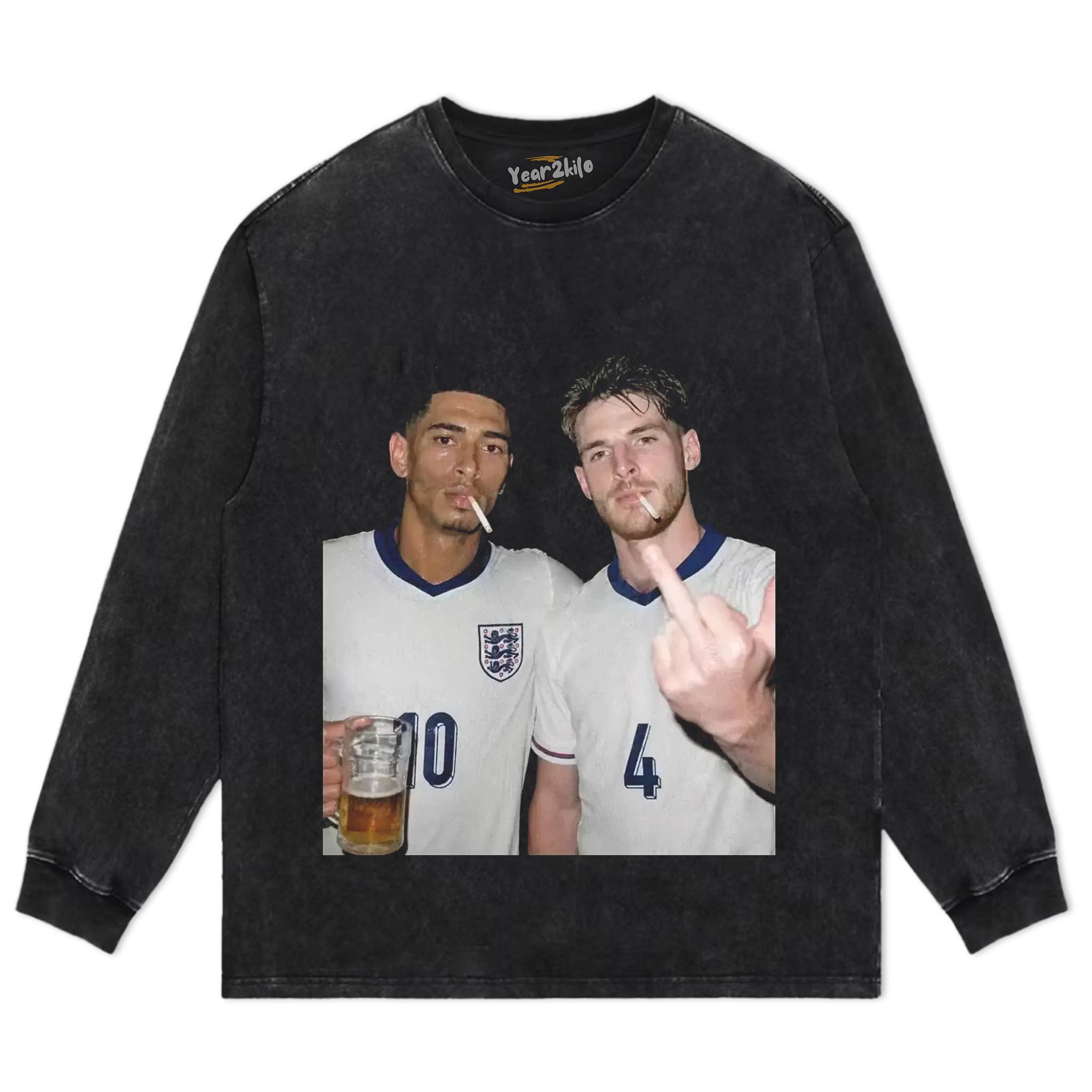 JUDE BELLINGHAM & DECLAN RICE ENGLAND TANK TOP & TEE & LONG SLEEVE & LAYERED LS & HOODIE