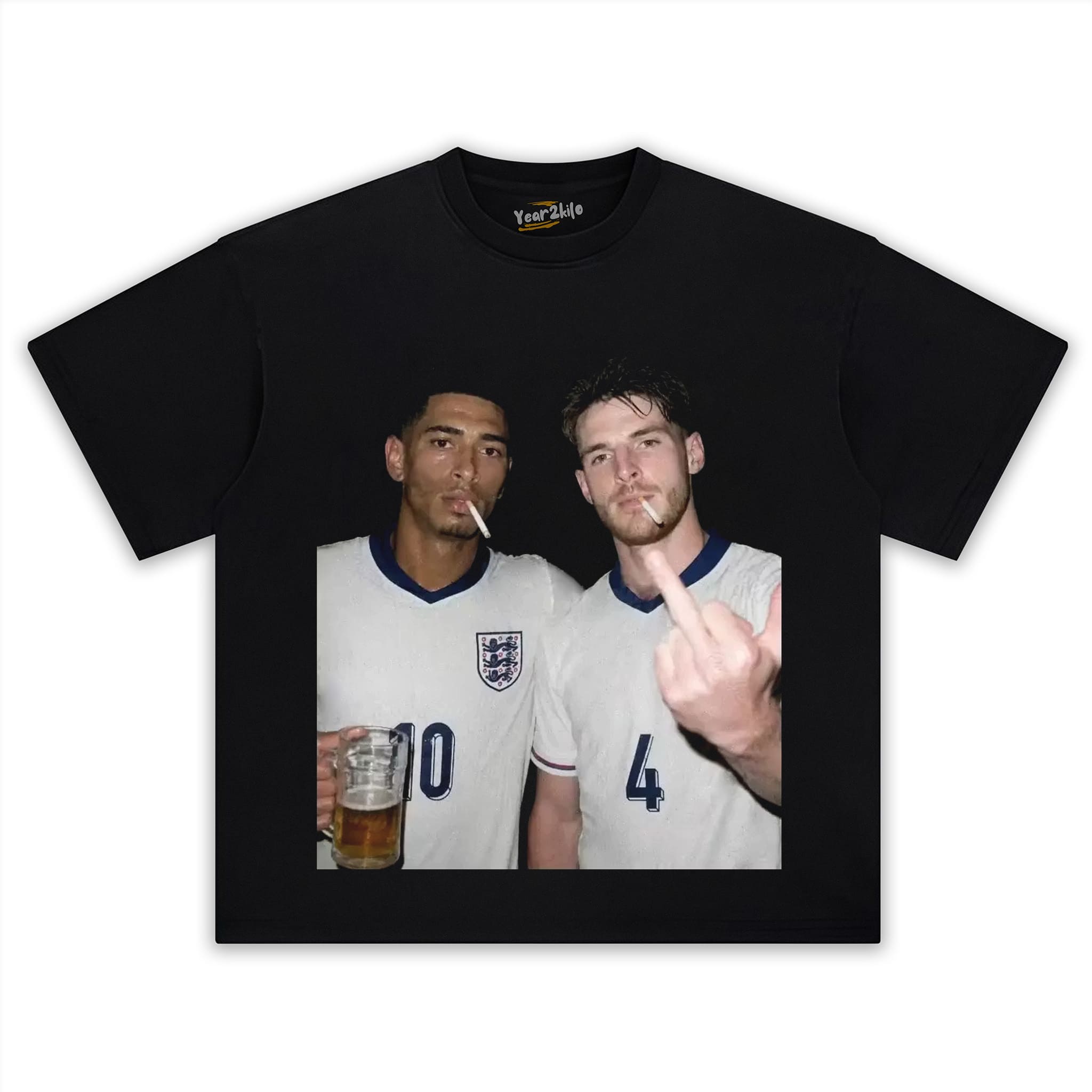 JUDE BELLINGHAM & DECLAN RICE ENGLAND TANK TOP & TEE & LONG SLEEVE & LAYERED LS & HOODIE