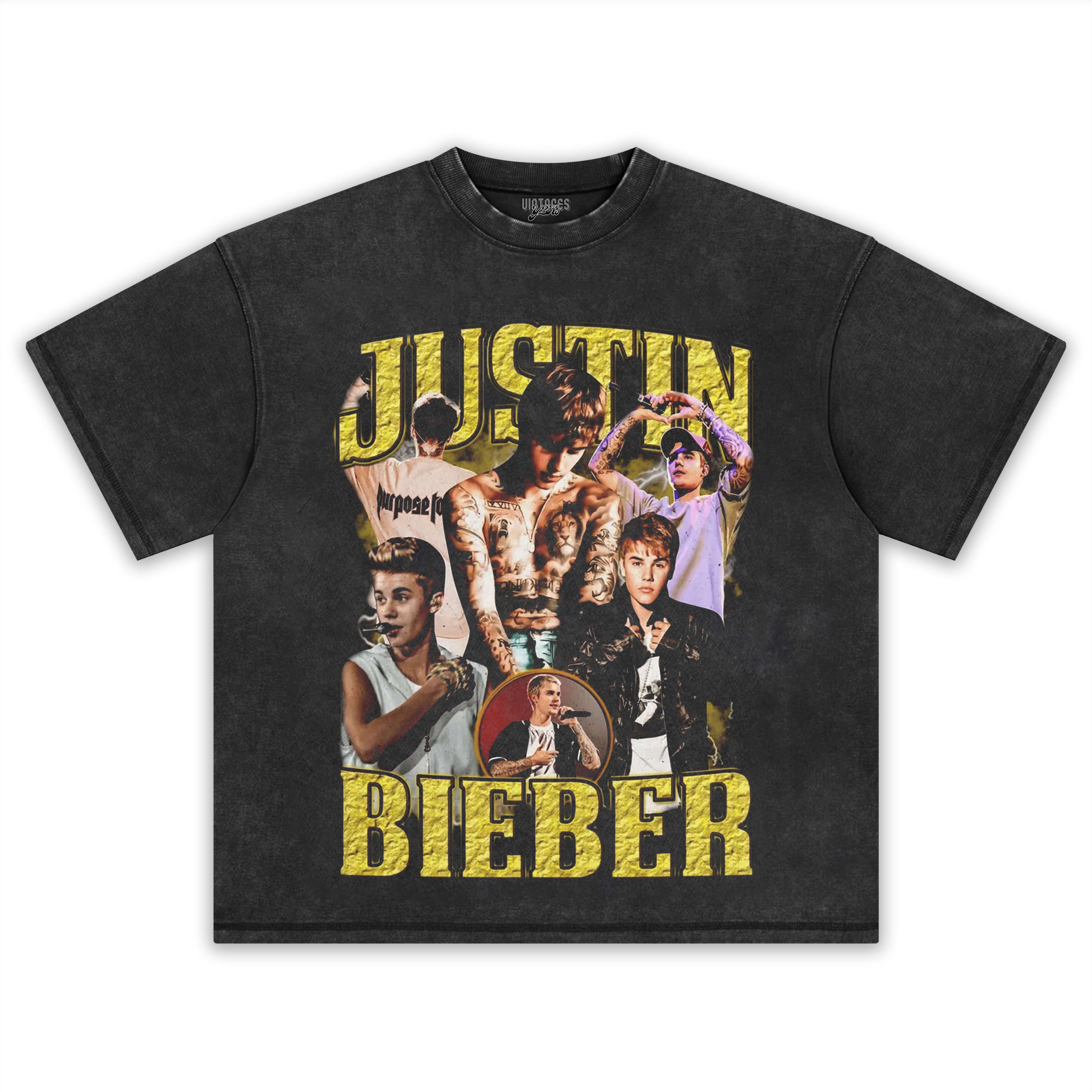 JUSTIN BIEBER VINTAGE TEE  & LS & HOODIE