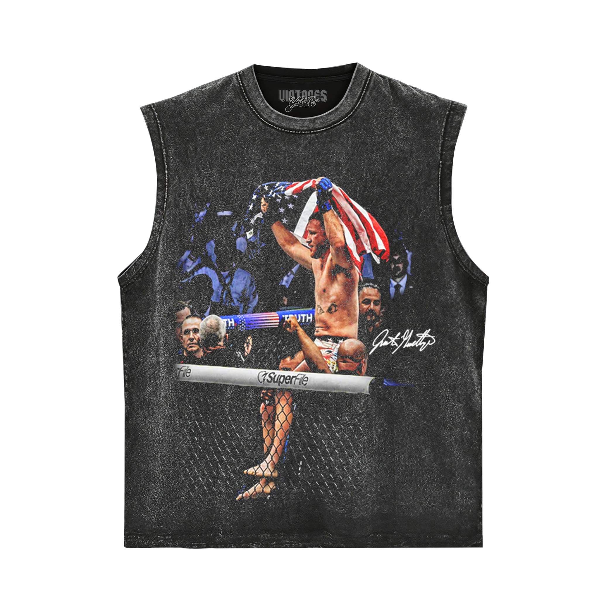 JUSTIN GAETHJE - AMERICAN MADE TANK TOP & TEE & LONG SLEEVE & LAYERED LS & HOODIE
