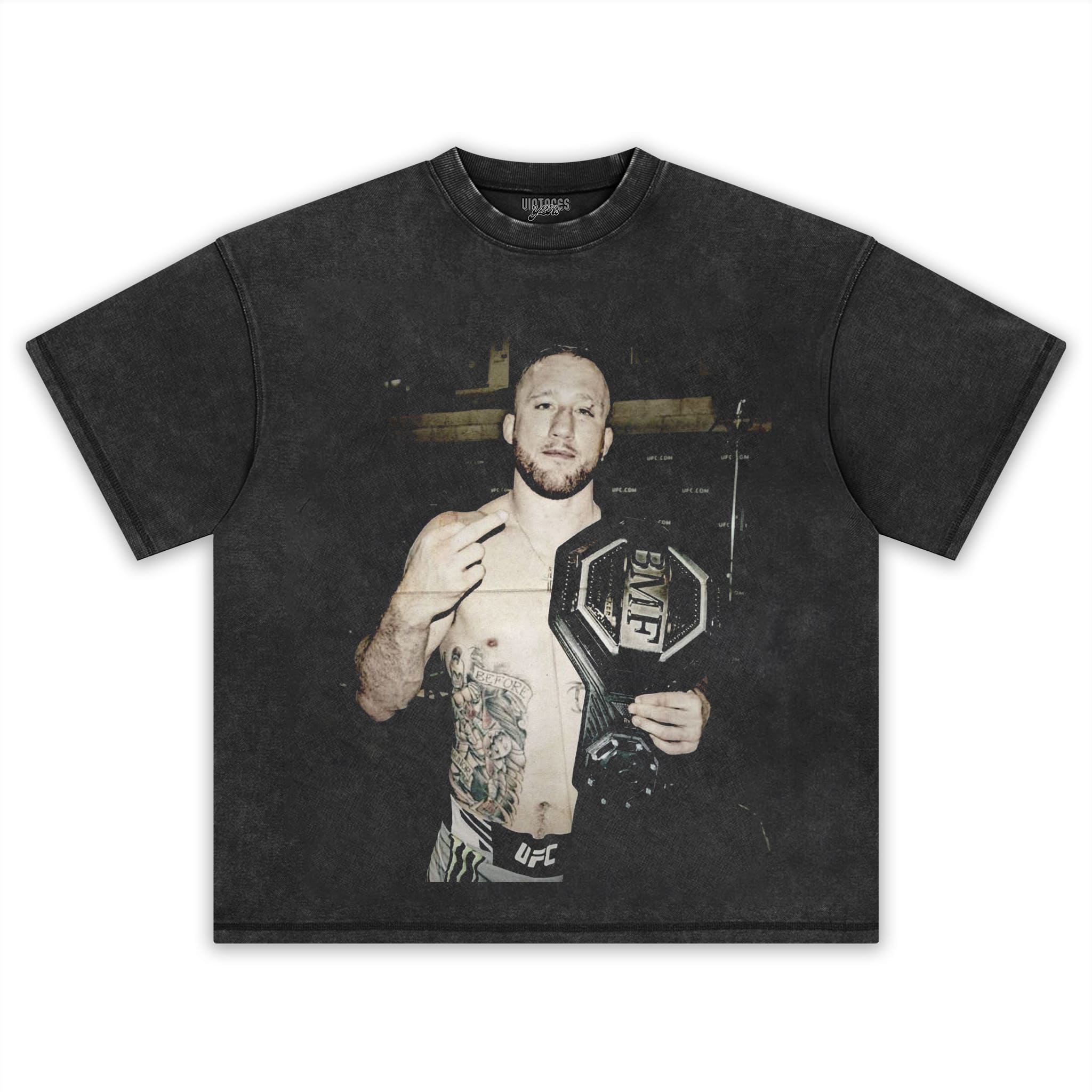 JUSTIN GAETHJE - BMF TANK TOP & TEE & LONG SLEEVE & LAYERED LS & HOODIE