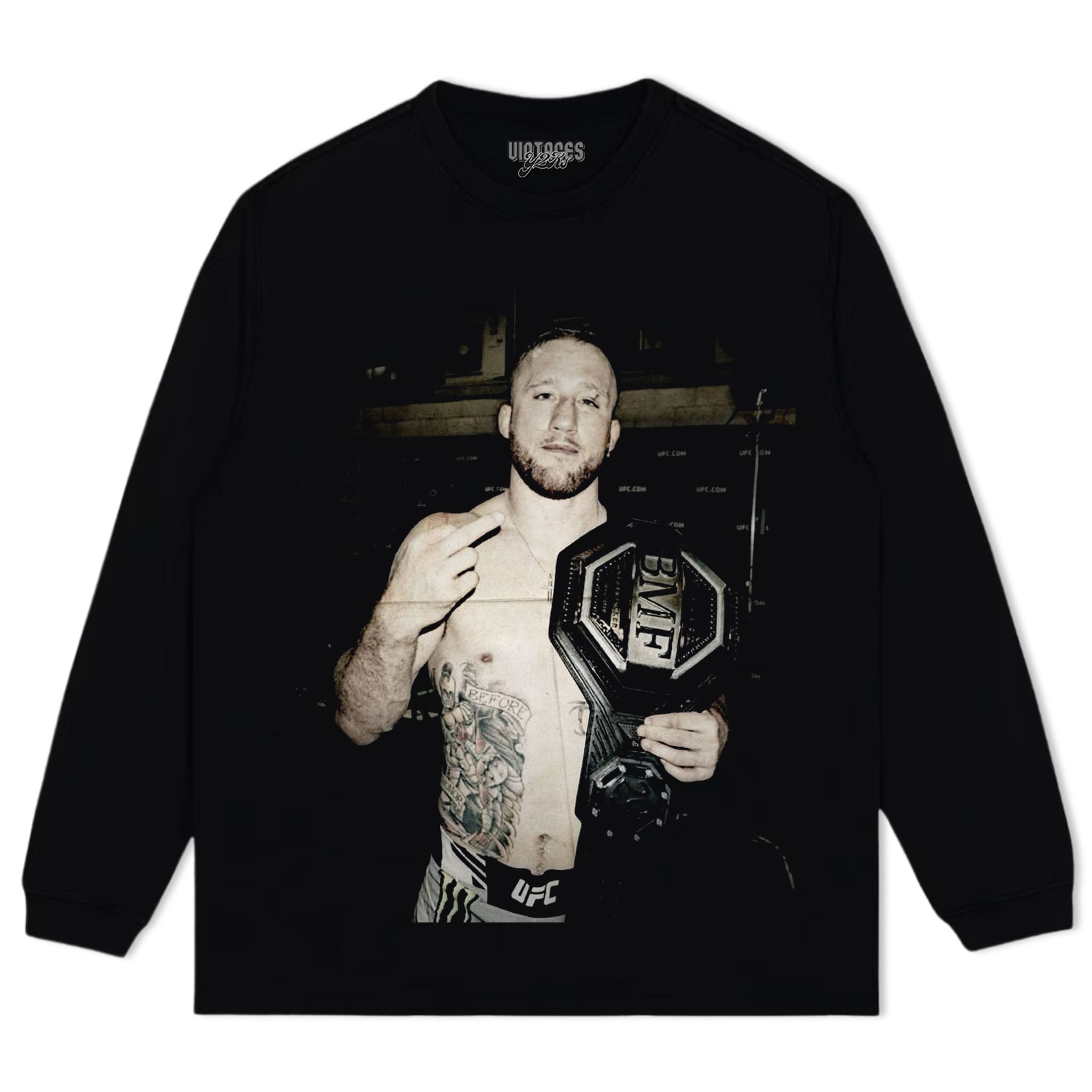 JUSTIN GAETHJE - BMF TANK TOP & TEE & LONG SLEEVE & LAYERED LS & HOODIE