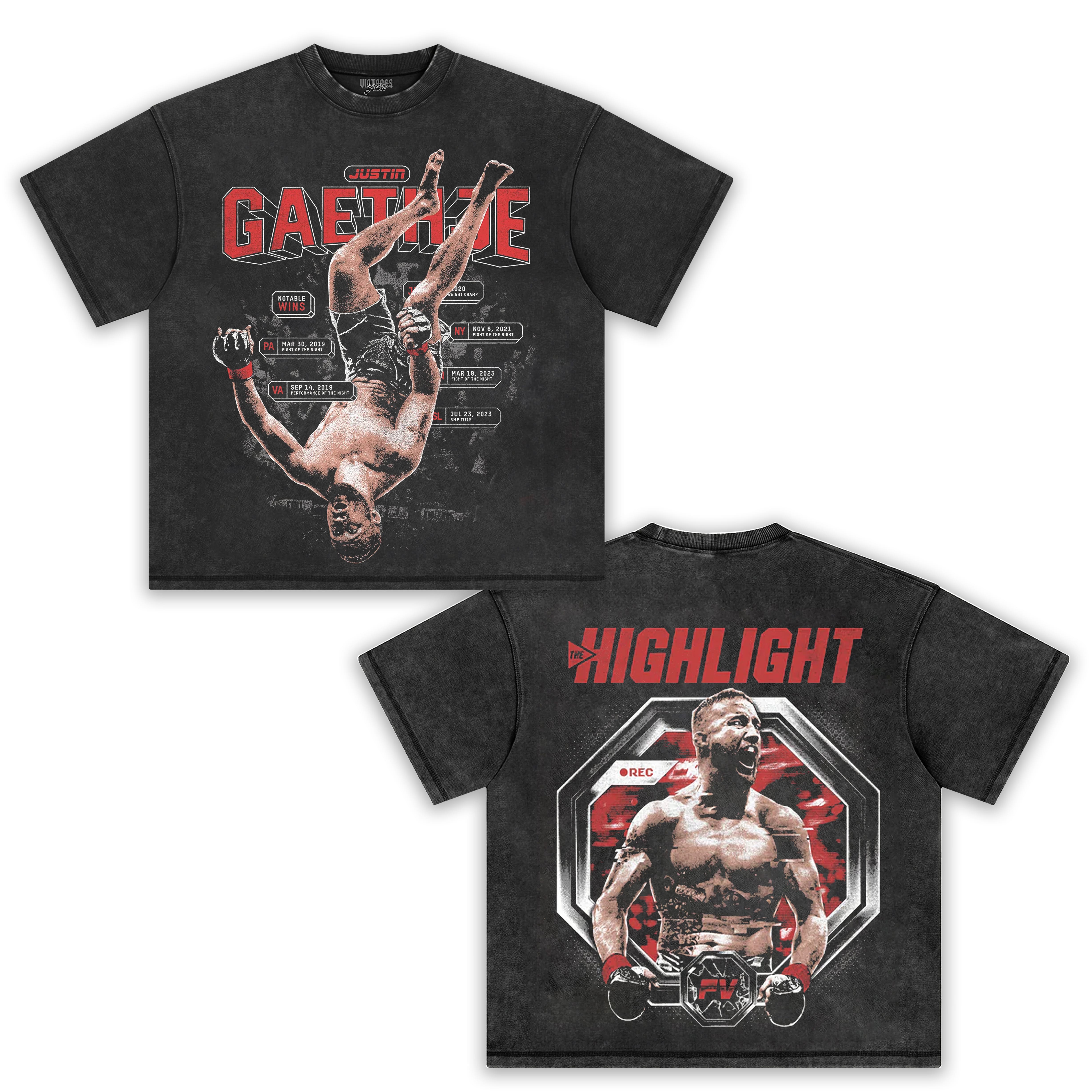 JUSTIN GAETHJE - COLLISION AHEAD TEE