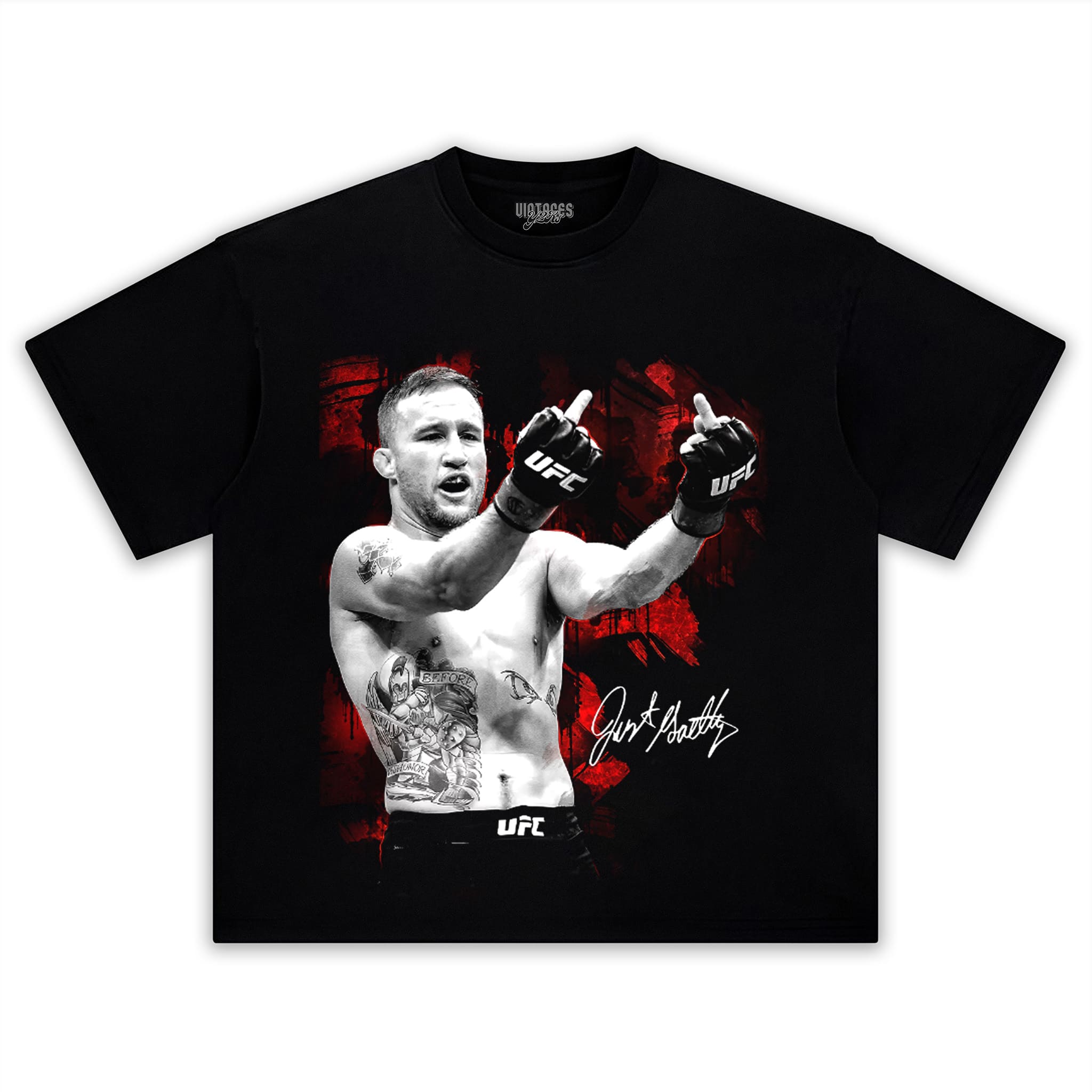 JUSTIN GAETHJE UFC FIGHTER 2026 TANK TOP & TEE & LONG SLEEVE & LAYERED LS & HOODIE