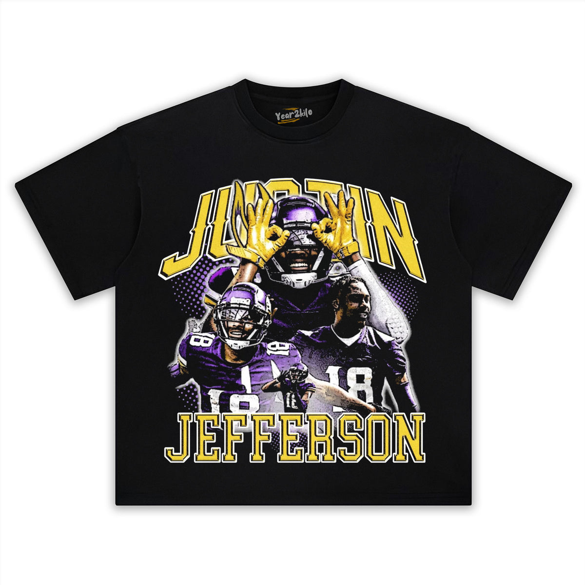 JUSTIN JEFFERSON V2 TANK TOP & TEE & LONG SLEEVE & LAYERED LS & HOODIE
