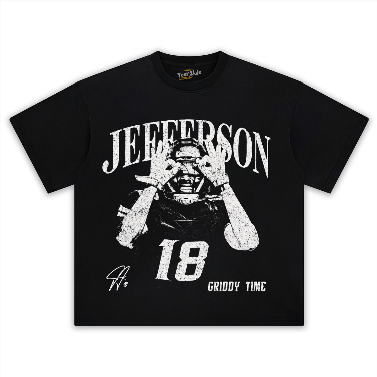 JUSTIN JEFFERSON VINTAGE TANK TOP & TEE & LONG SLEEVE & LAYERED LS & HOODIE