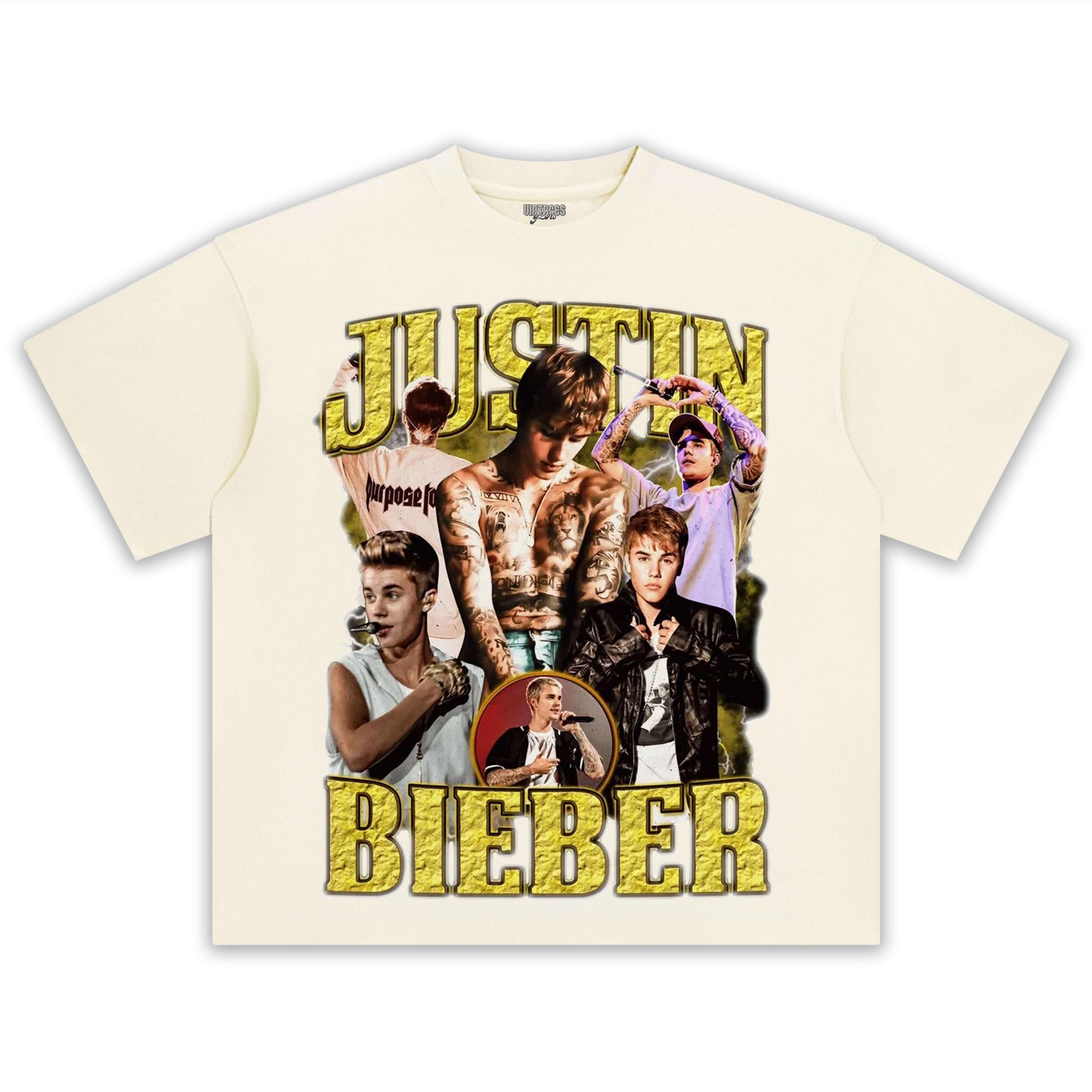 JUSTIN BIEBER VINTAGE TEE  & LS & HOODIE