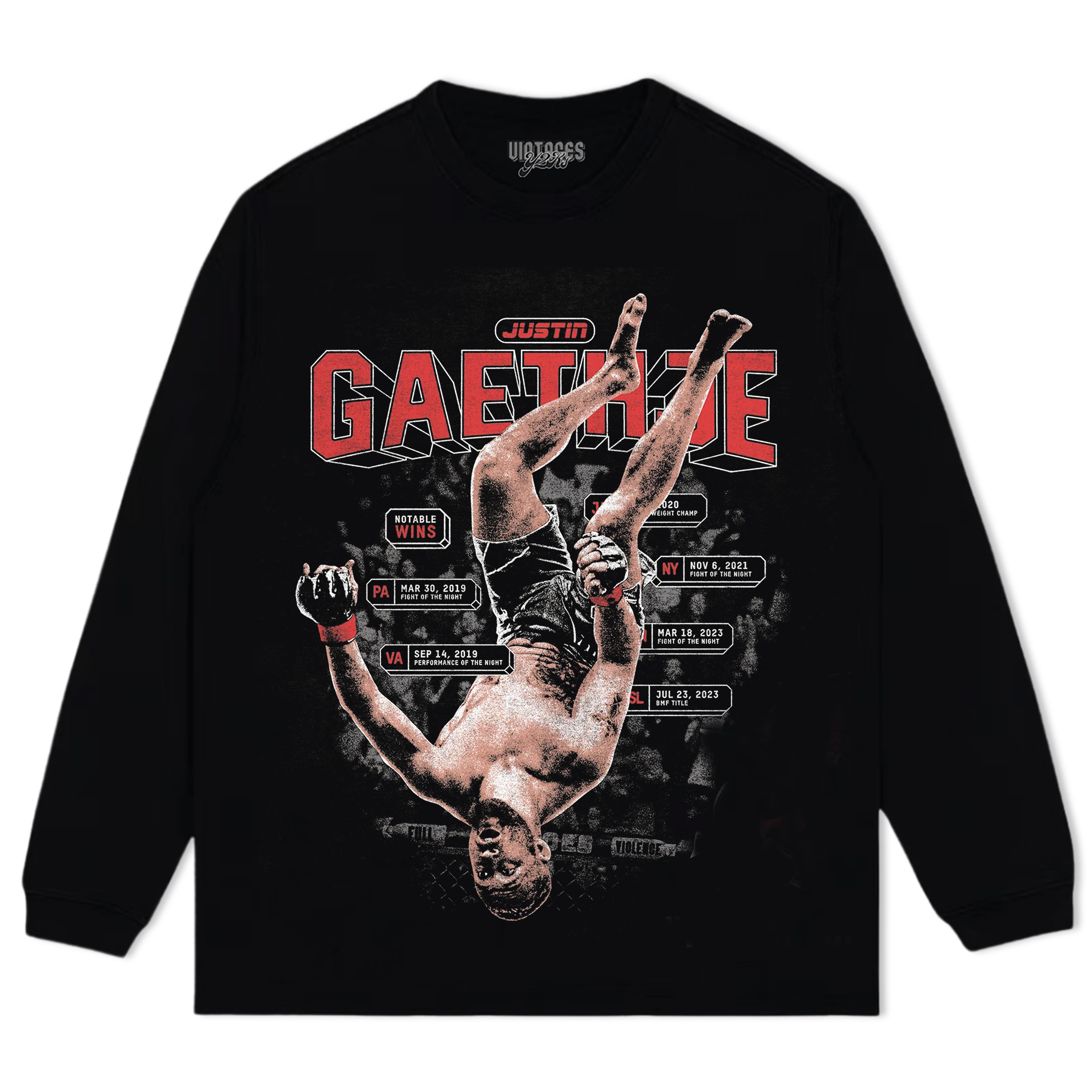 JUSTIN GAETHJE - COLLISION AHEAD TEE & LS & HOODIE