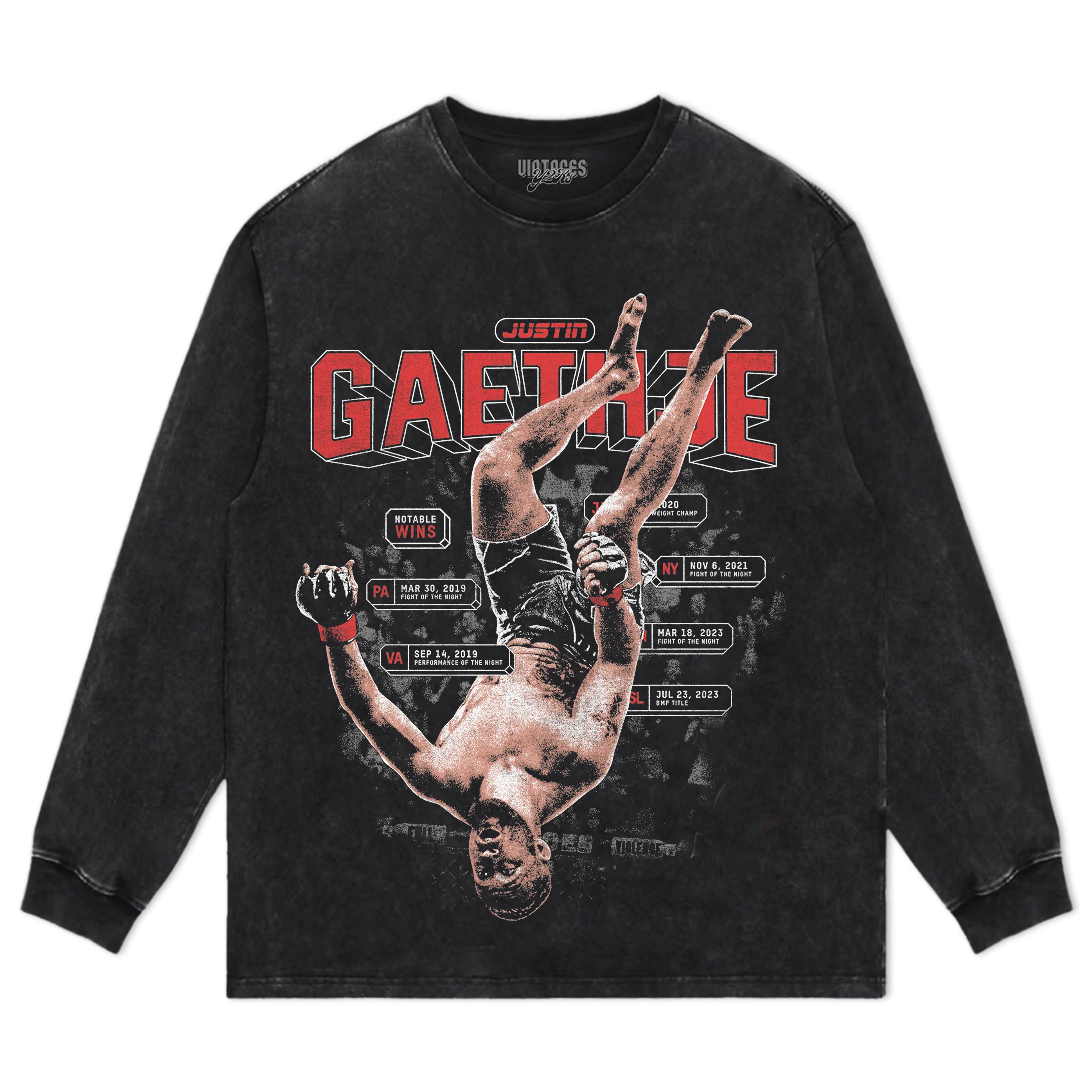 JUSTIN GAETHJE - COLLISION AHEAD TEE & LS & HOODIE