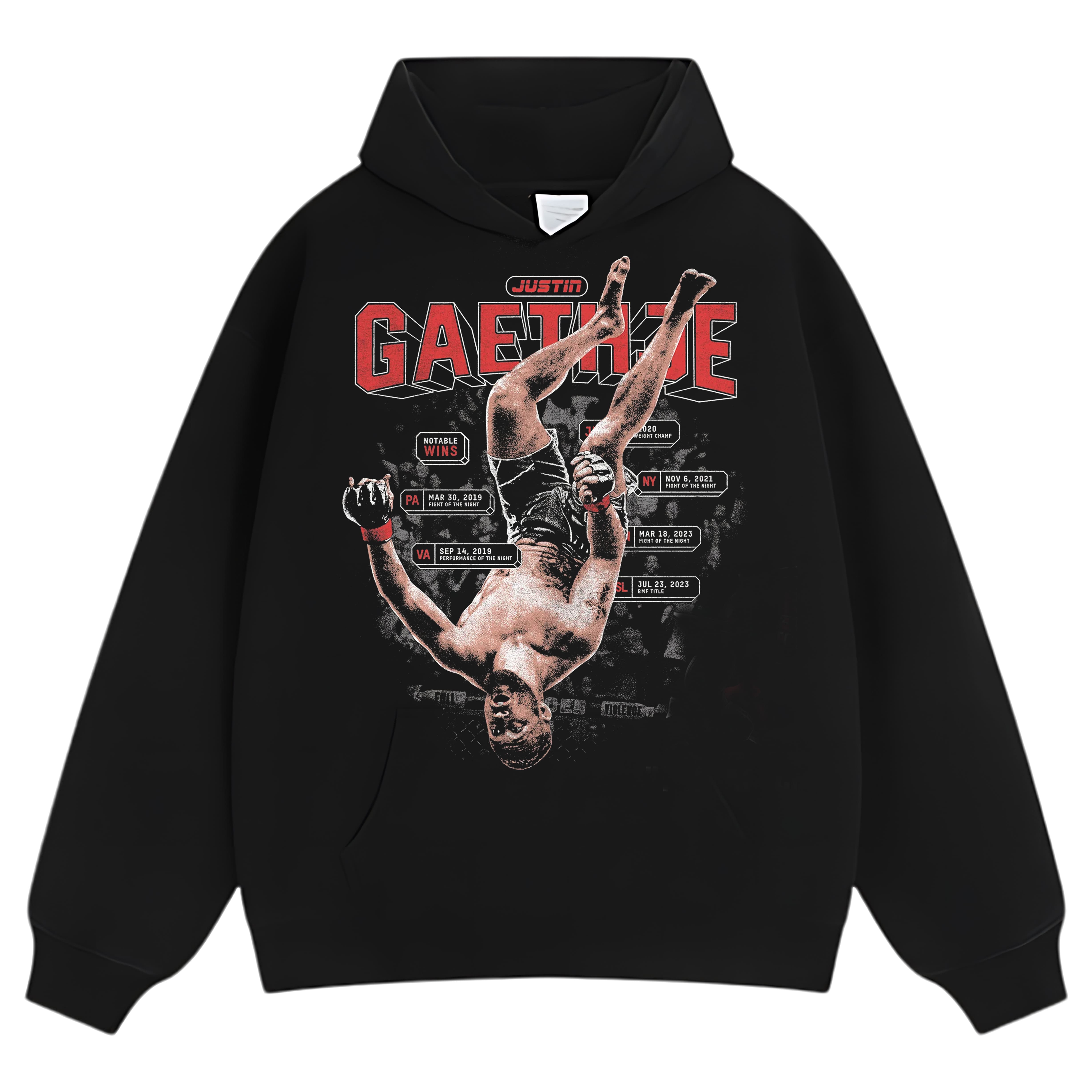 JUSTIN GAETHJE - COLLISION AHEAD TEE & LS & HOODIE
