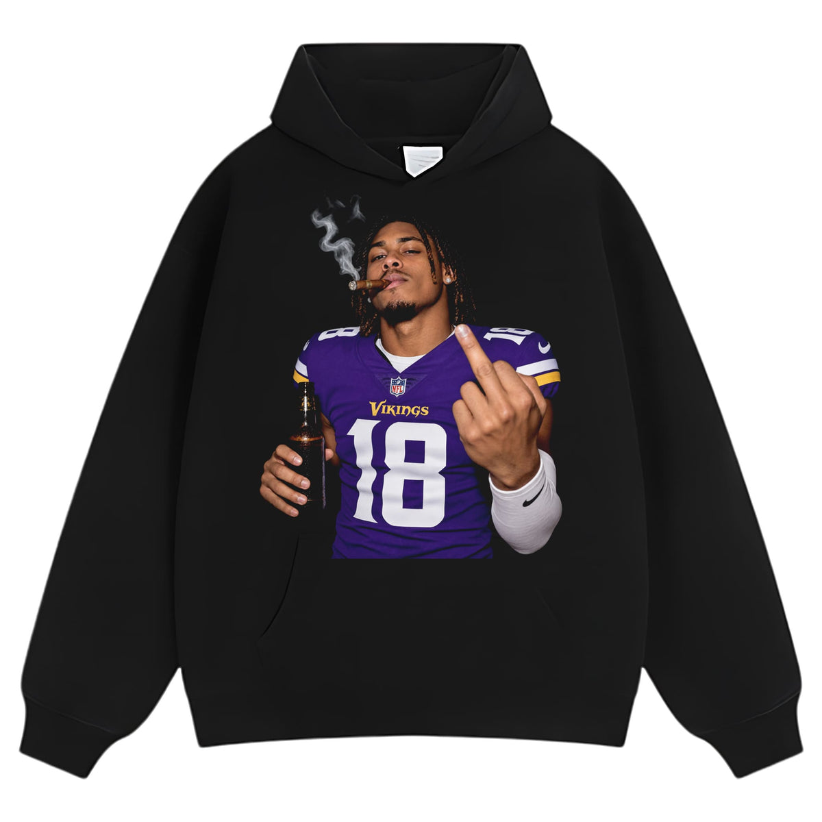 JUSTIN JEFFERSON FLIPPING IT TANK TOP & TEE & LONG SLEEVE & LAYERED LS & HOODIE