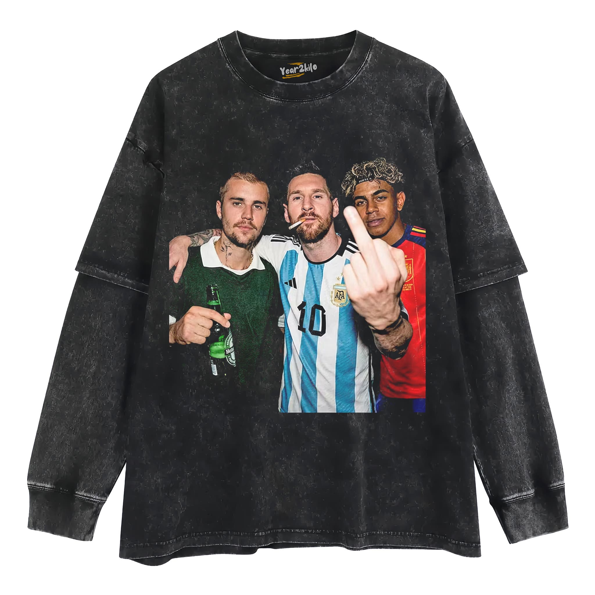 JUSTIN BIEBER & MESSI & YAMAL 2026 TANK TOP & TEE & LONG SLEEVE & LAYERED LS & HOODIE