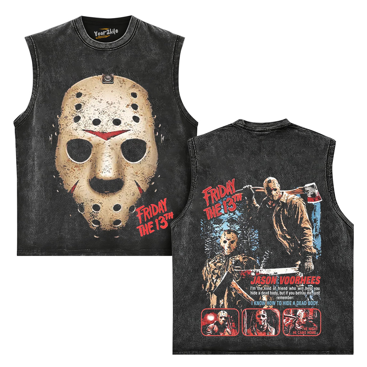 JASON VOORHEES A1 TANK TOP & TEE