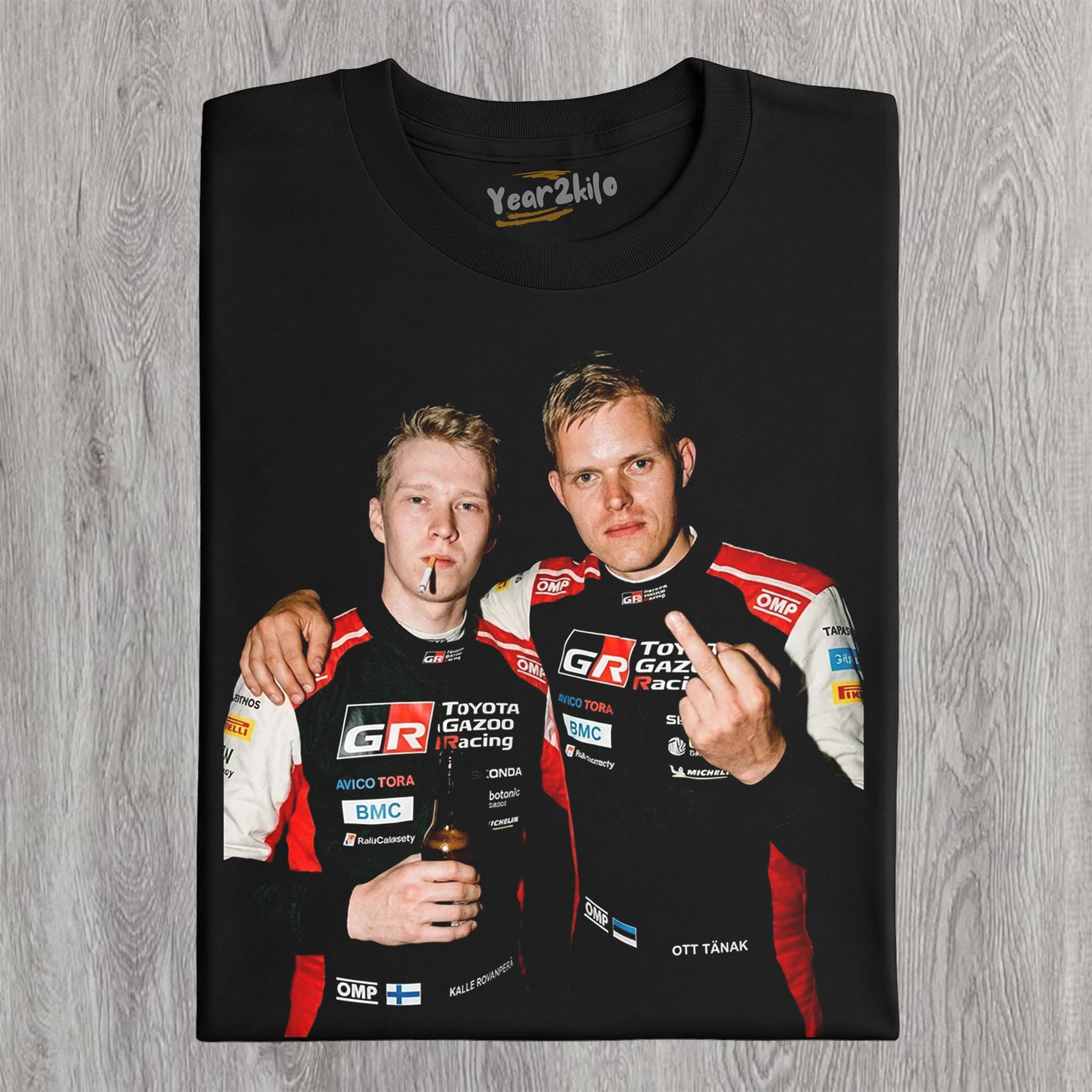 KALLE ROVANPERÄ & OTT TÄNAK丨WRC TANK TOP & TEE & LONG SLEEVE & LAYERED LS & HOODIE