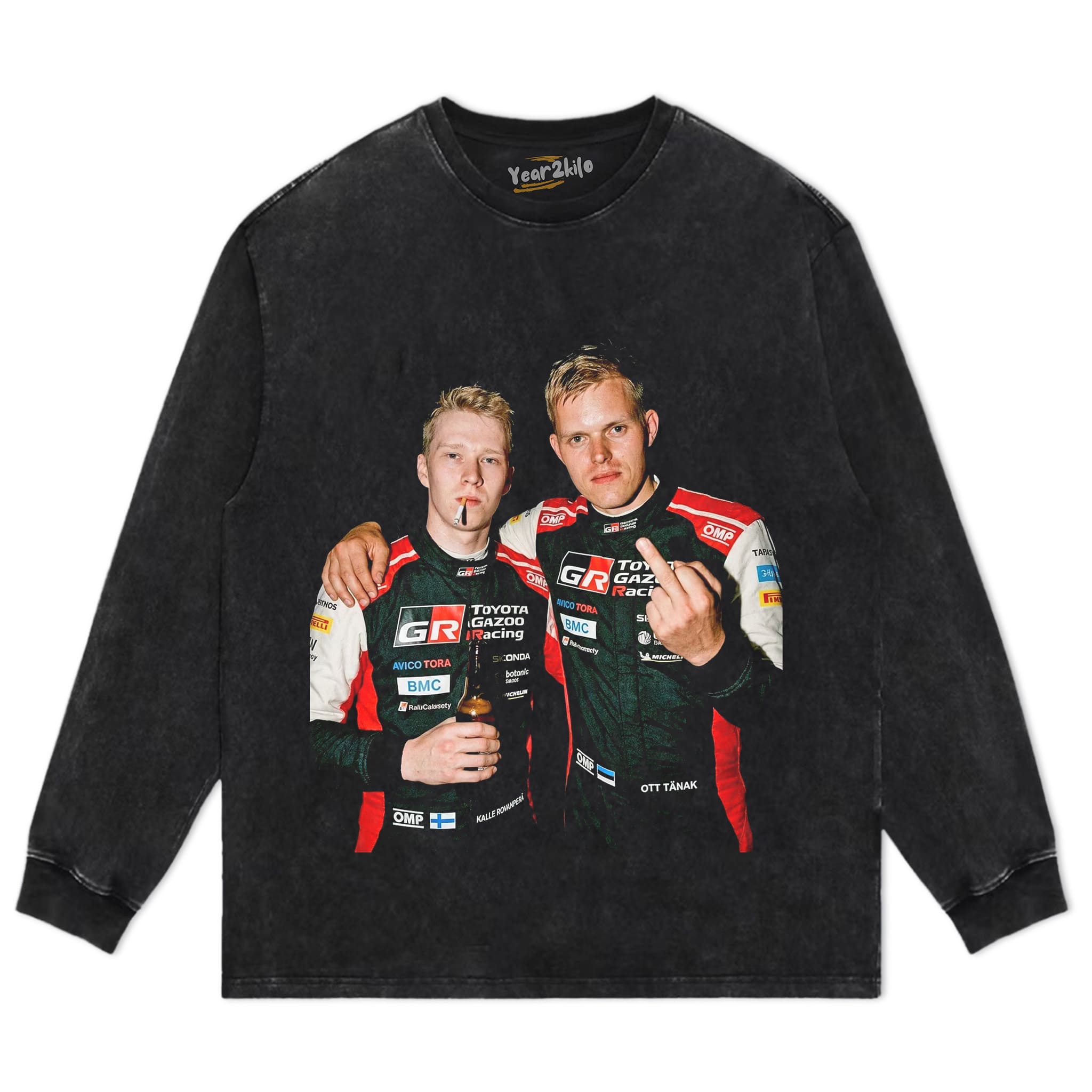 KALLE ROVANPERÄ & OTT TÄNAK丨WRC TANK TOP & TEE & LONG SLEEVE & LAYERED LS & HOODIE