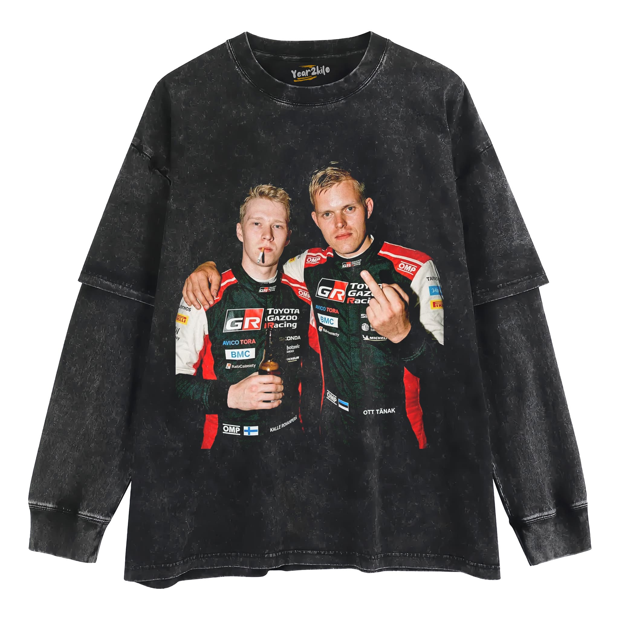 KALLE ROVANPERÄ & OTT TÄNAK丨WRC TANK TOP & TEE & LONG SLEEVE & LAYERED LS & HOODIE