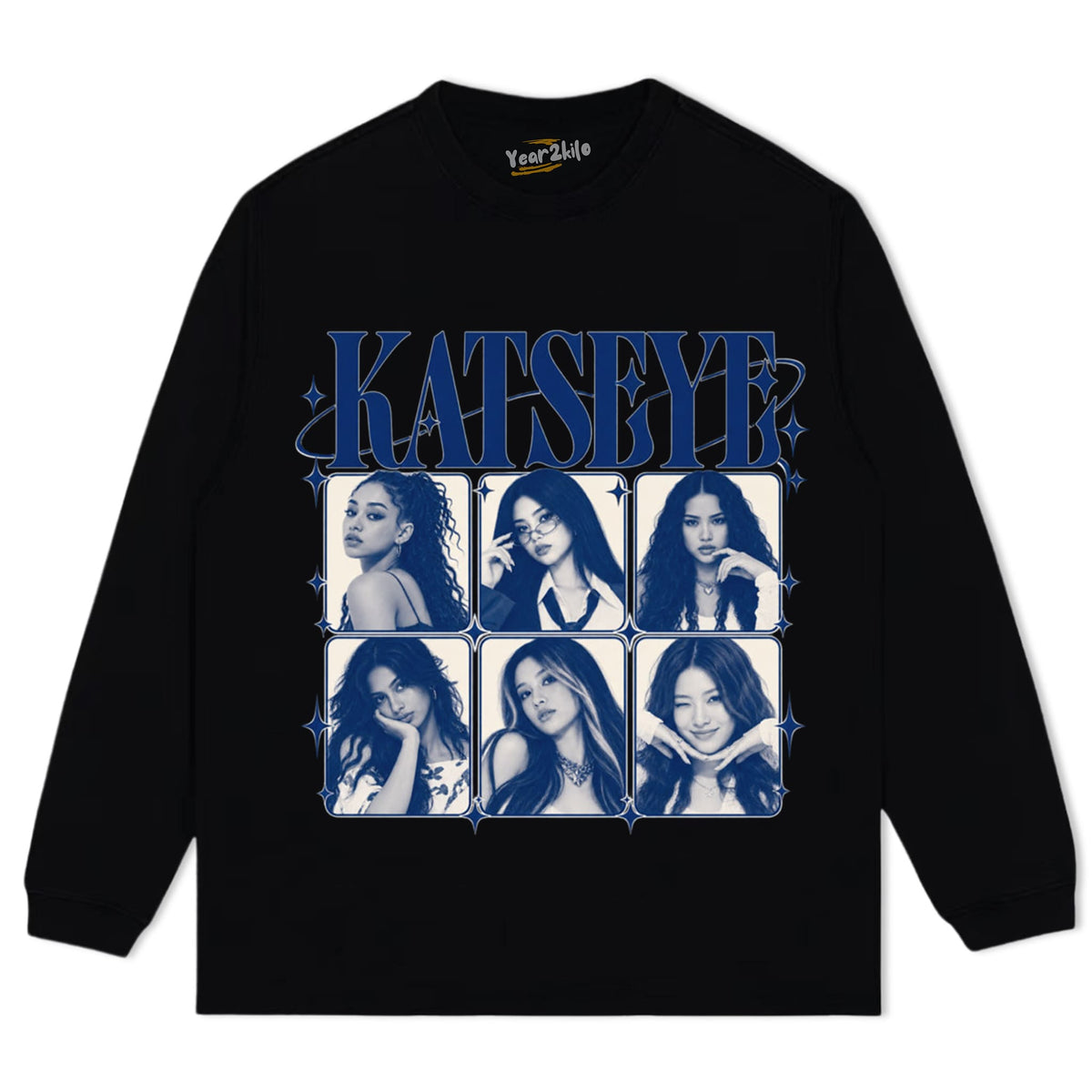 KATSEYE MEMBERS VINTAGE 90S BOOTLEG RETRO POP MUSIC TANK TOP & TEE & LONG SLEEVE & LAYERED LS & HOODIE