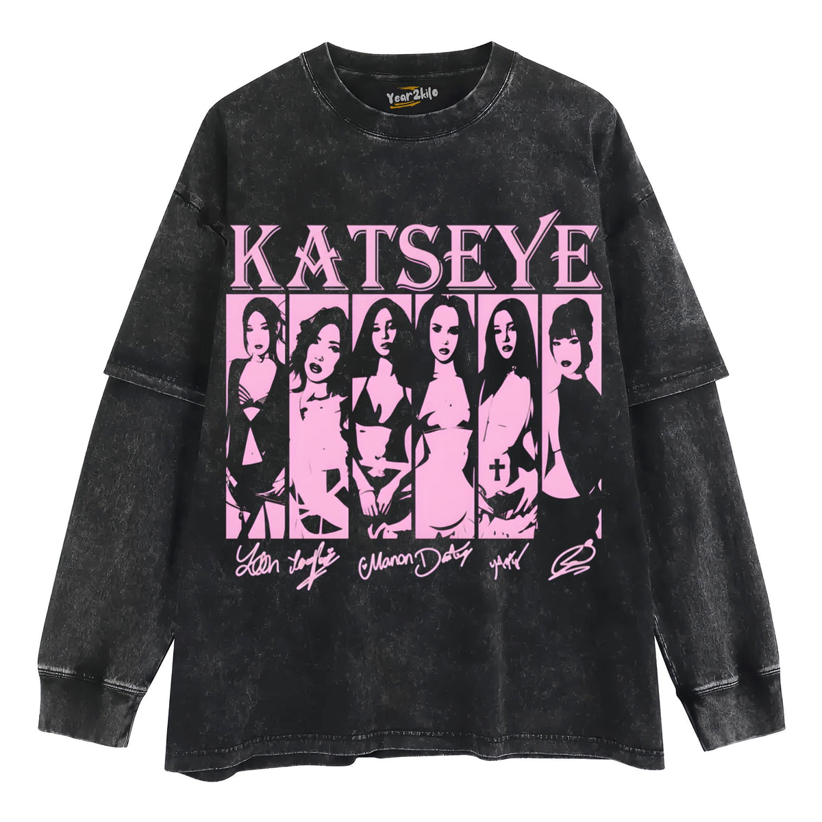 KATSEYE MUSIC BAND V3 TANK TOP & TEE & LONG SLEEVE & LAYERED LS & HOODIE