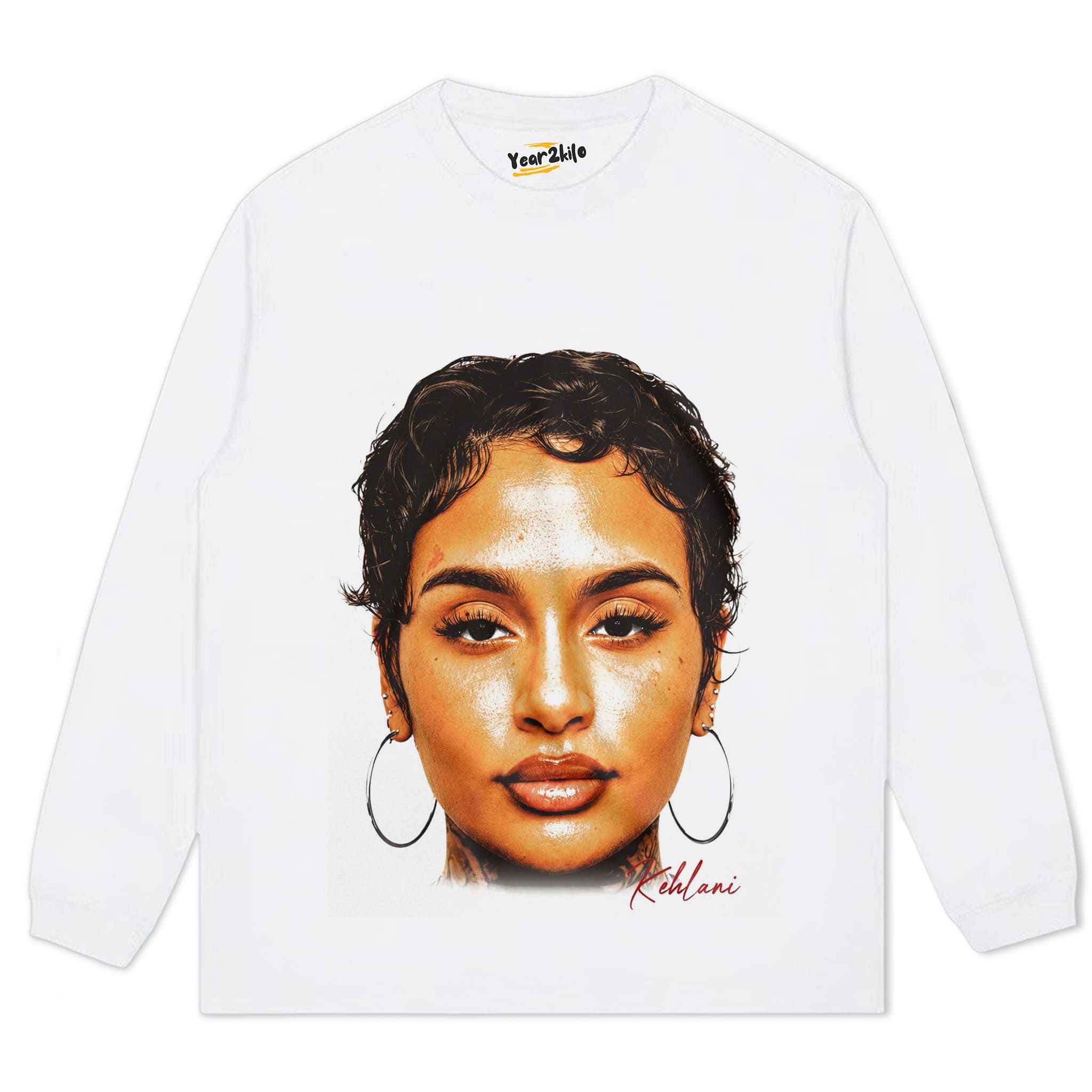 KEHLANI BIG FACE TANK TOP & TEE & LONG SLEEVE & LAYERED LS & HOODIE