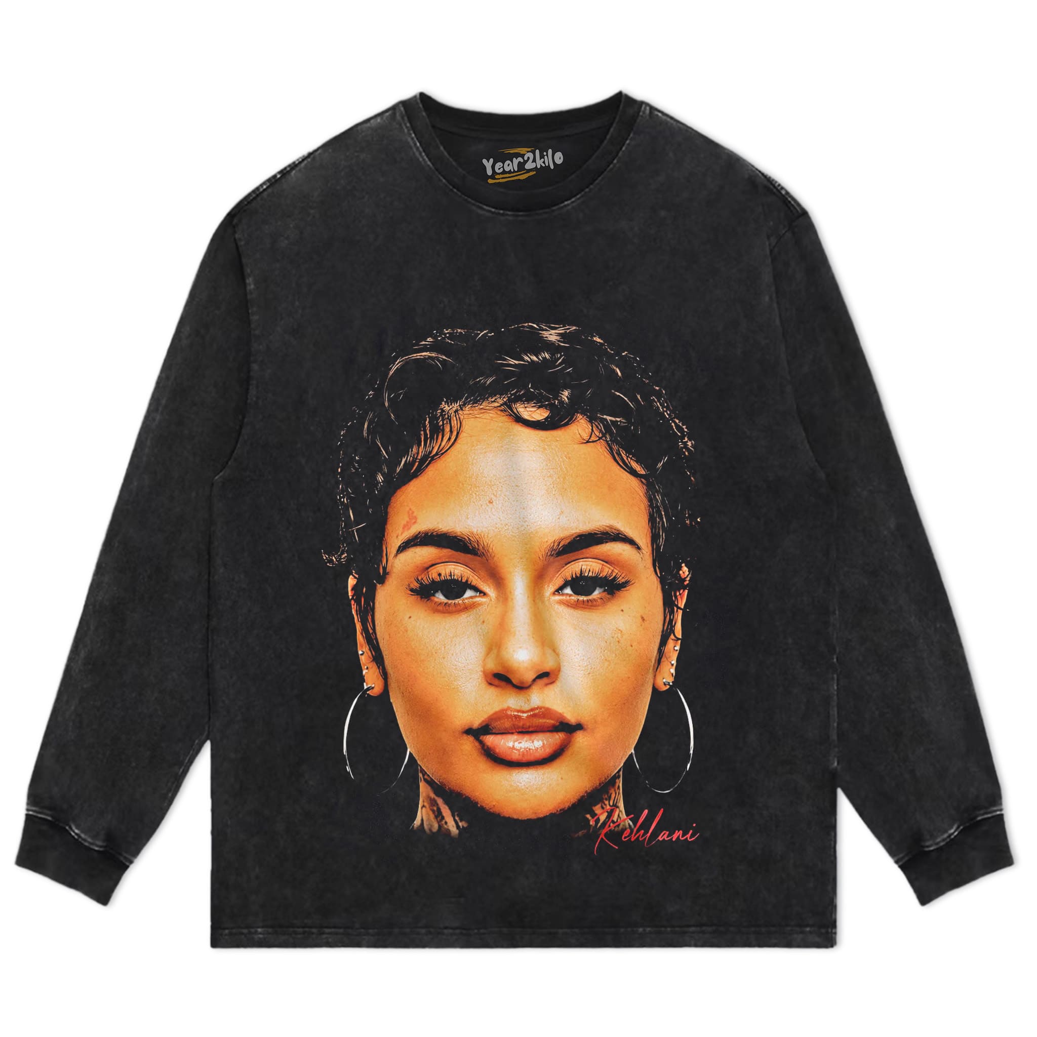 KEHLANI BIG FACE TANK TOP & TEE & LONG SLEEVE & LAYERED LS & HOODIE