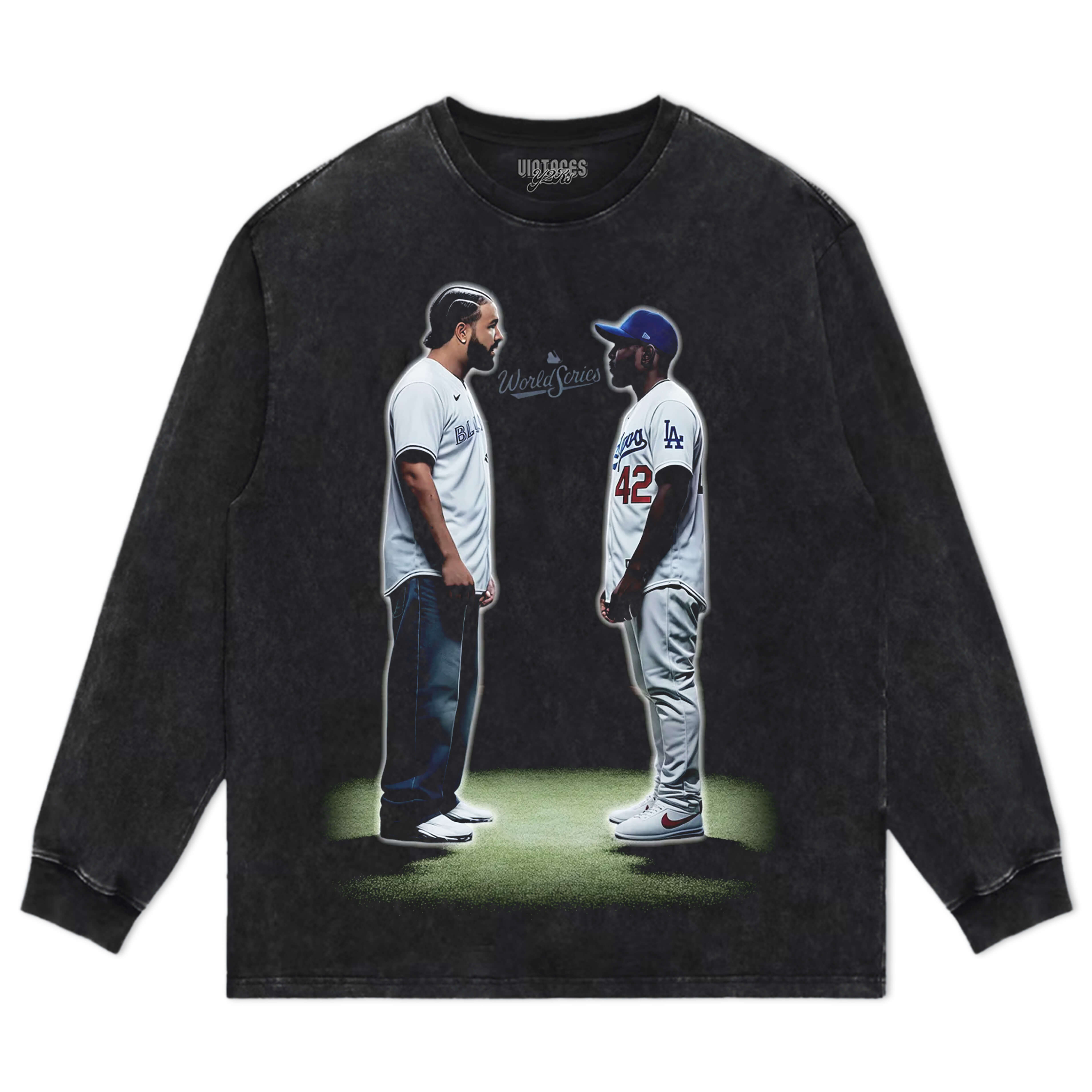 KENDRICK LAMAR VS DRAKE & LA DODGERS CHAMPIONS 2025 V2 TEE & LS & HOODIE