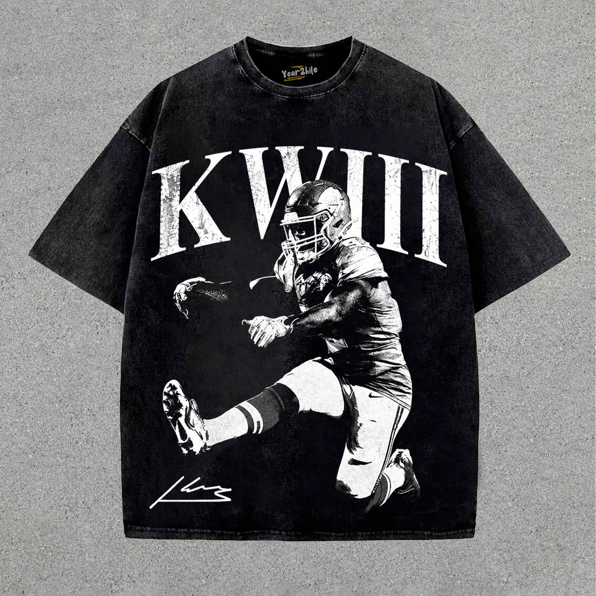 KENNETH WALKER III KANSAS CITY FOOTBALL SIGNATURE TANK TOP & TEE & LONG SLEEVE & LAYERED LS & HOODIE