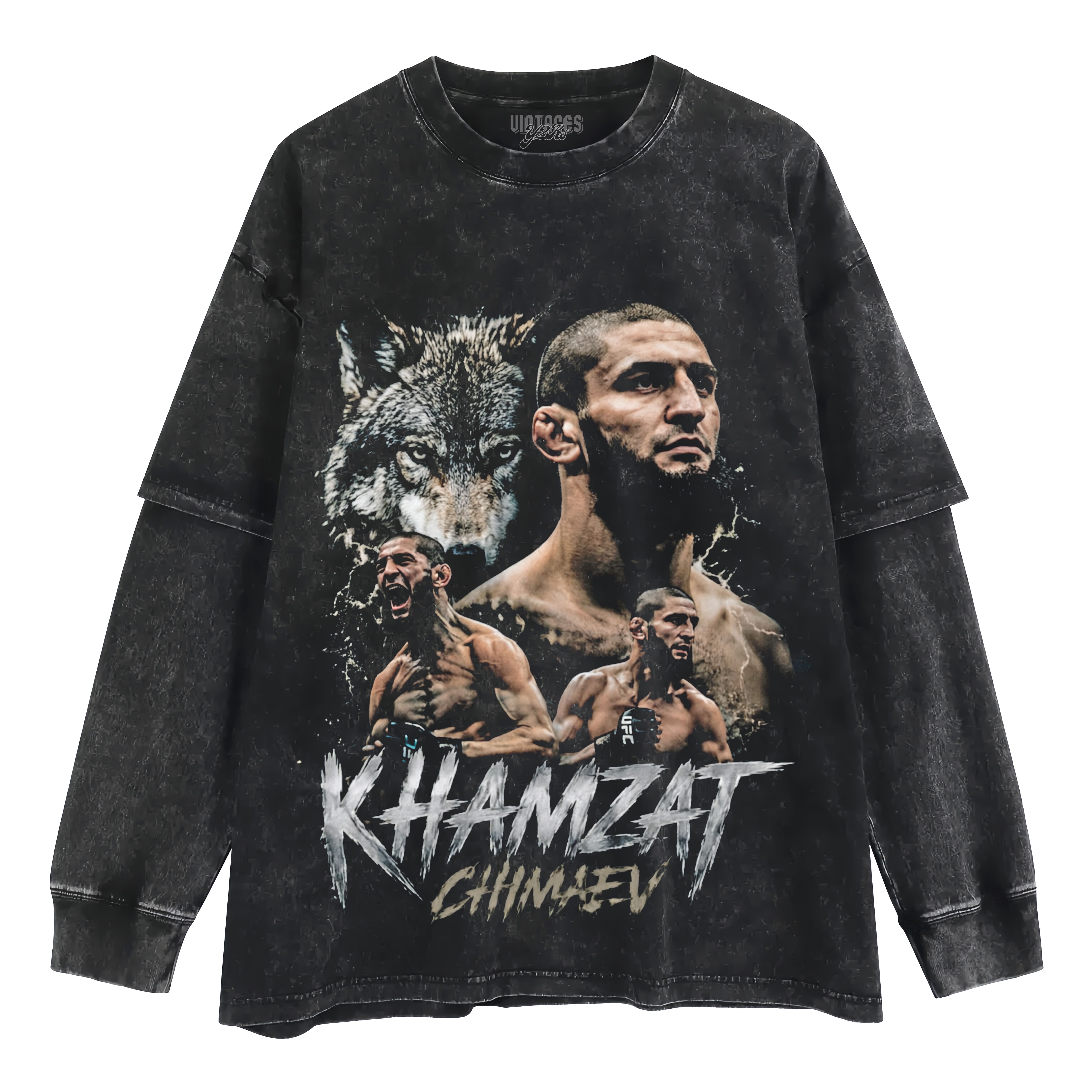 KHAMZAT BORZ CHIMAEV THE RELENTLESS PREDATOR TANK TOP & TEE & LONG SLEEVE & LAYERED LS & HOODIE