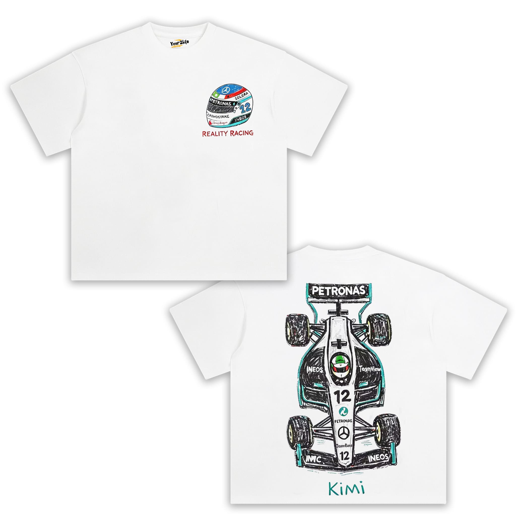 KIMI ANTONELLI F1 RACING TANK TOP & TEE & LONG SLEEVE & LAYERED LS & HOODIE