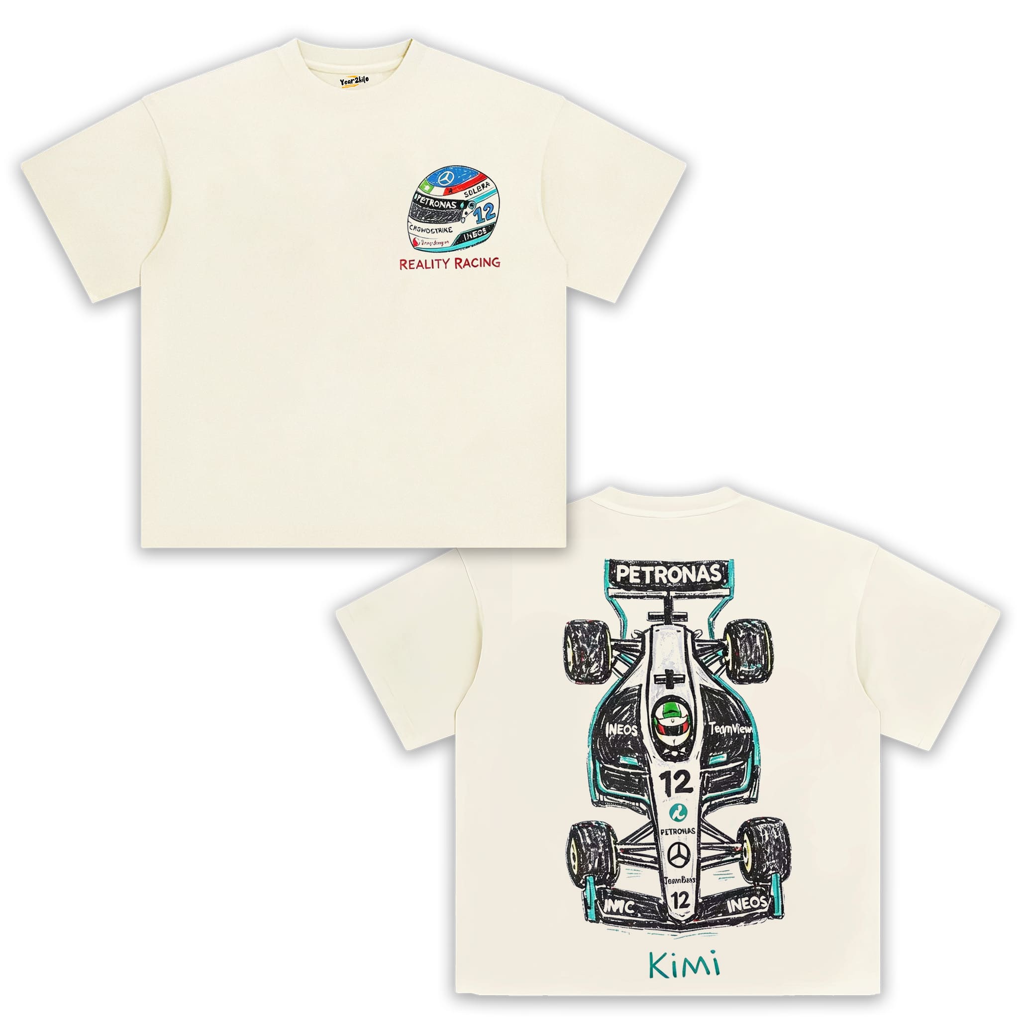 KIMI ANTONELLI F1 RACING TANK TOP & TEE & LONG SLEEVE & LAYERED LS & HOODIE