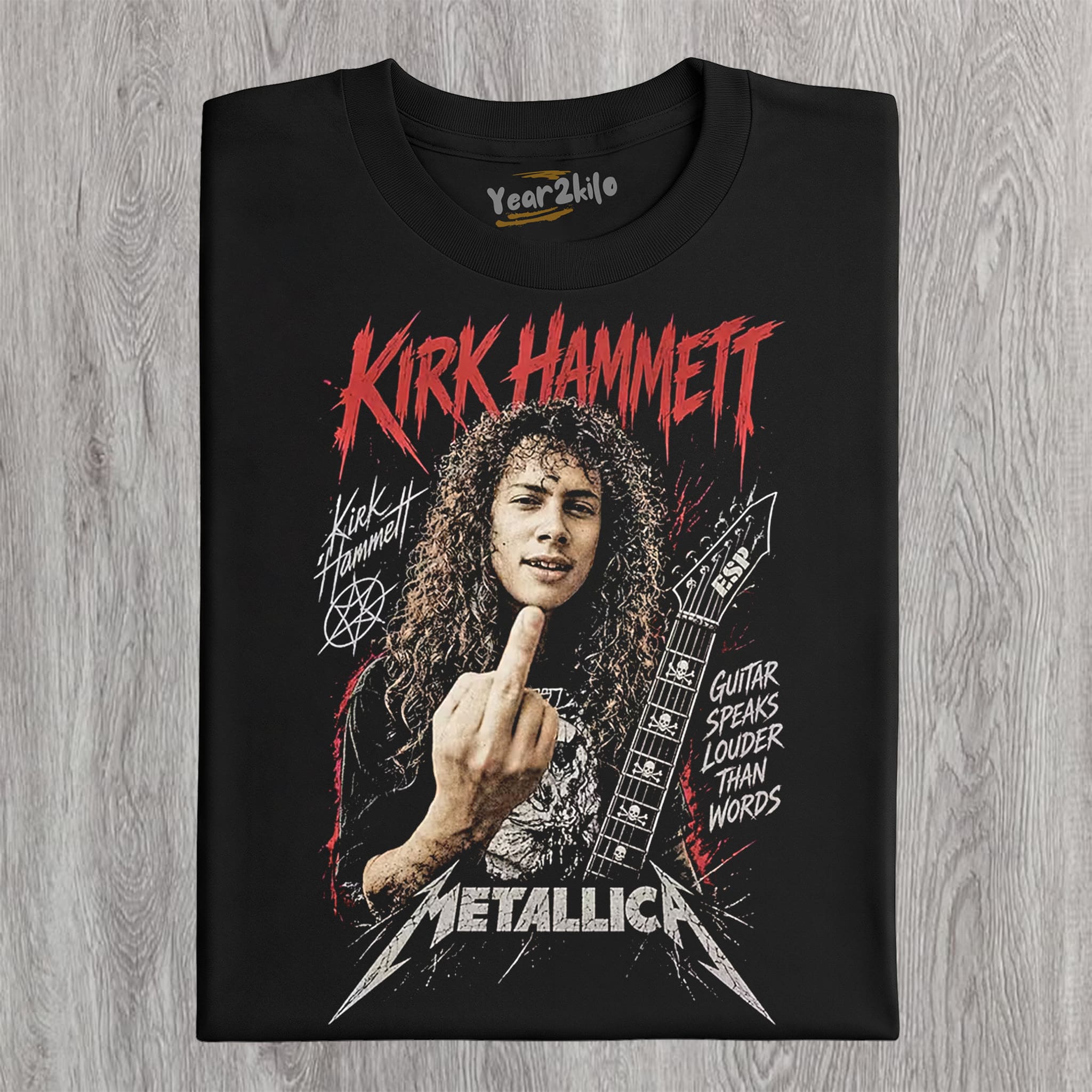 KIRK HAMMETT TANK TOP & TEE & LONG SLEEVE & LAYERED LS & HOODIE