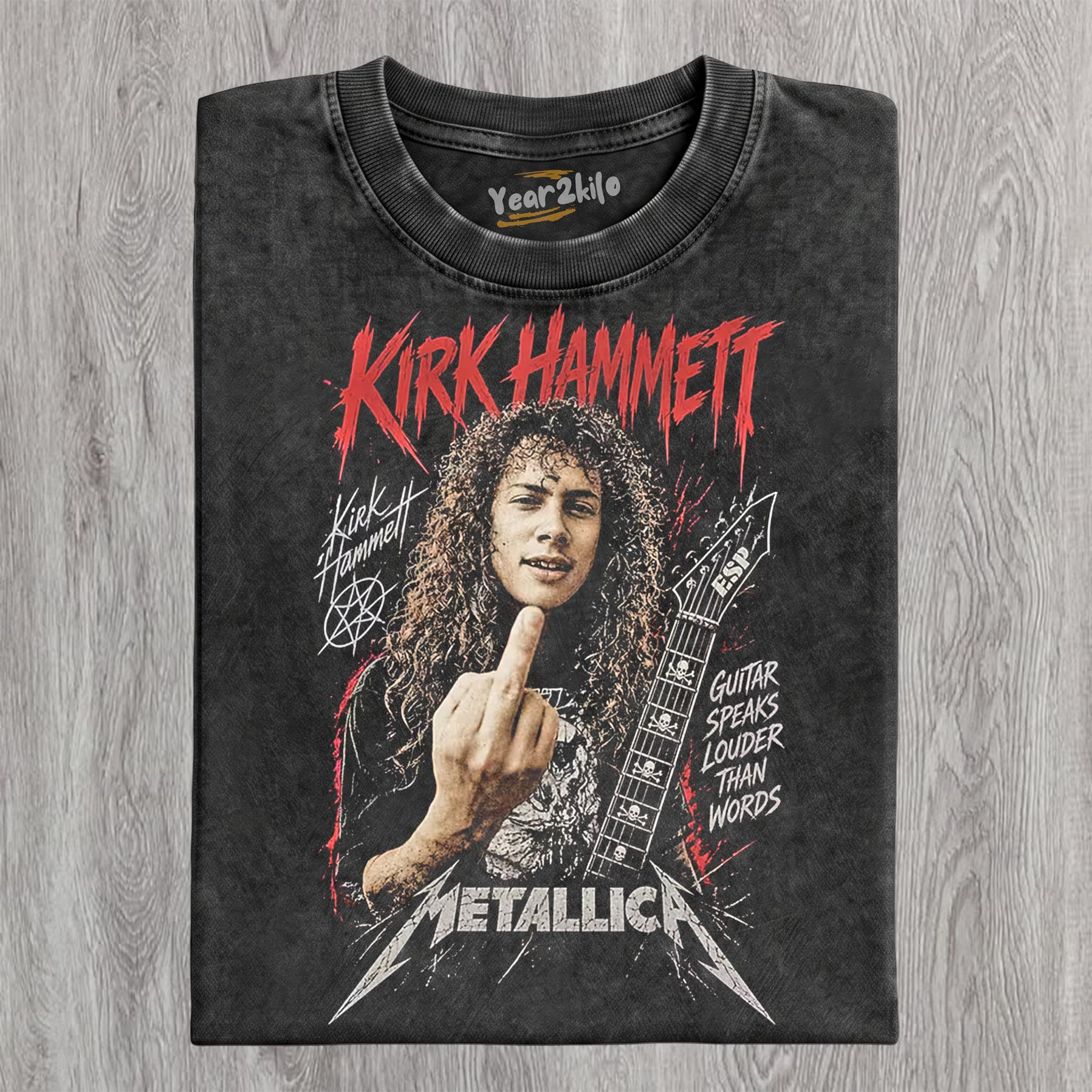 KIRK HAMMETT TANK TOP & TEE & LONG SLEEVE & LAYERED LS & HOODIE