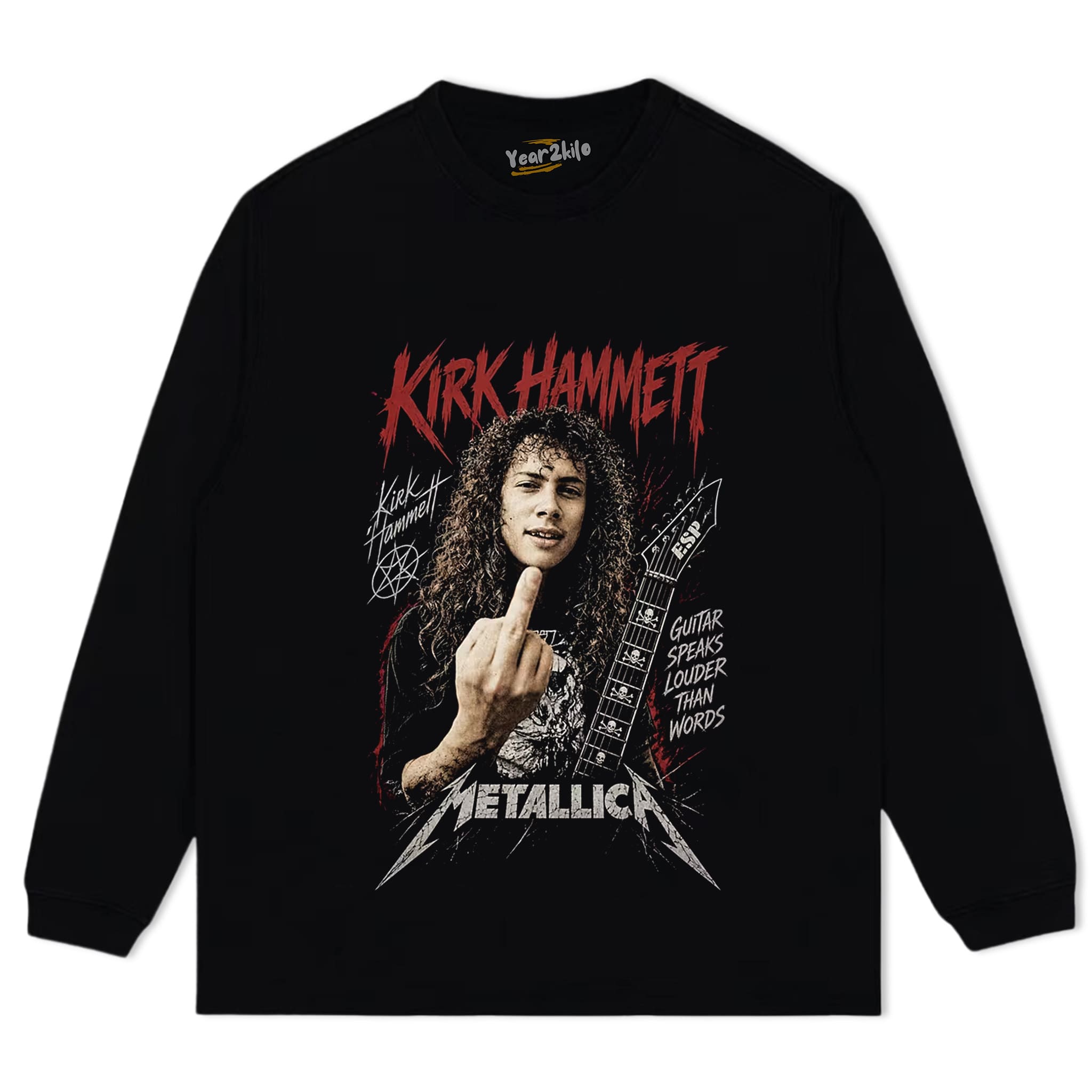 KIRK HAMMETT TANK TOP & TEE & LONG SLEEVE & LAYERED LS & HOODIE