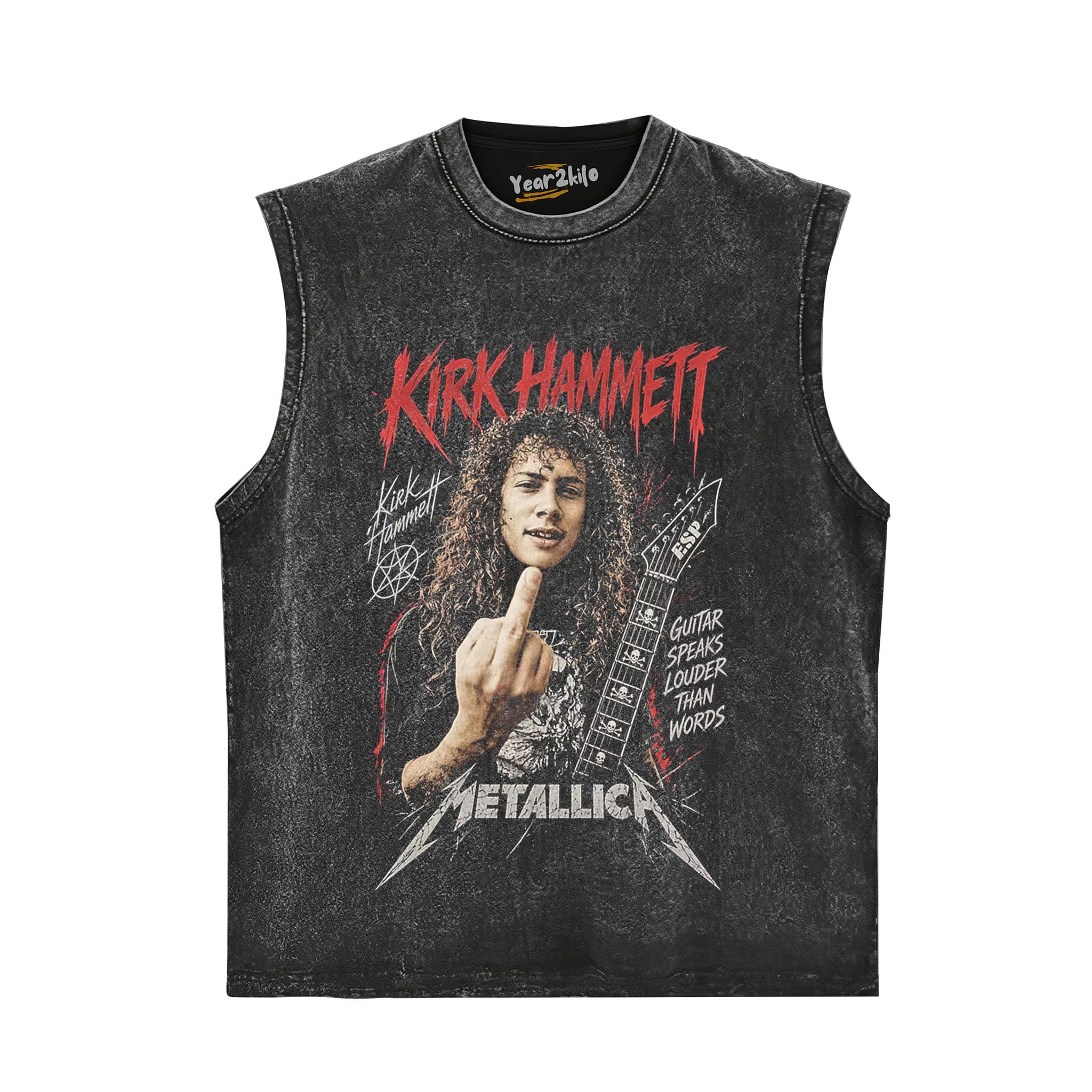 KIRK HAMMETT TANK TOP & TEE & LONG SLEEVE & LAYERED LS & HOODIE