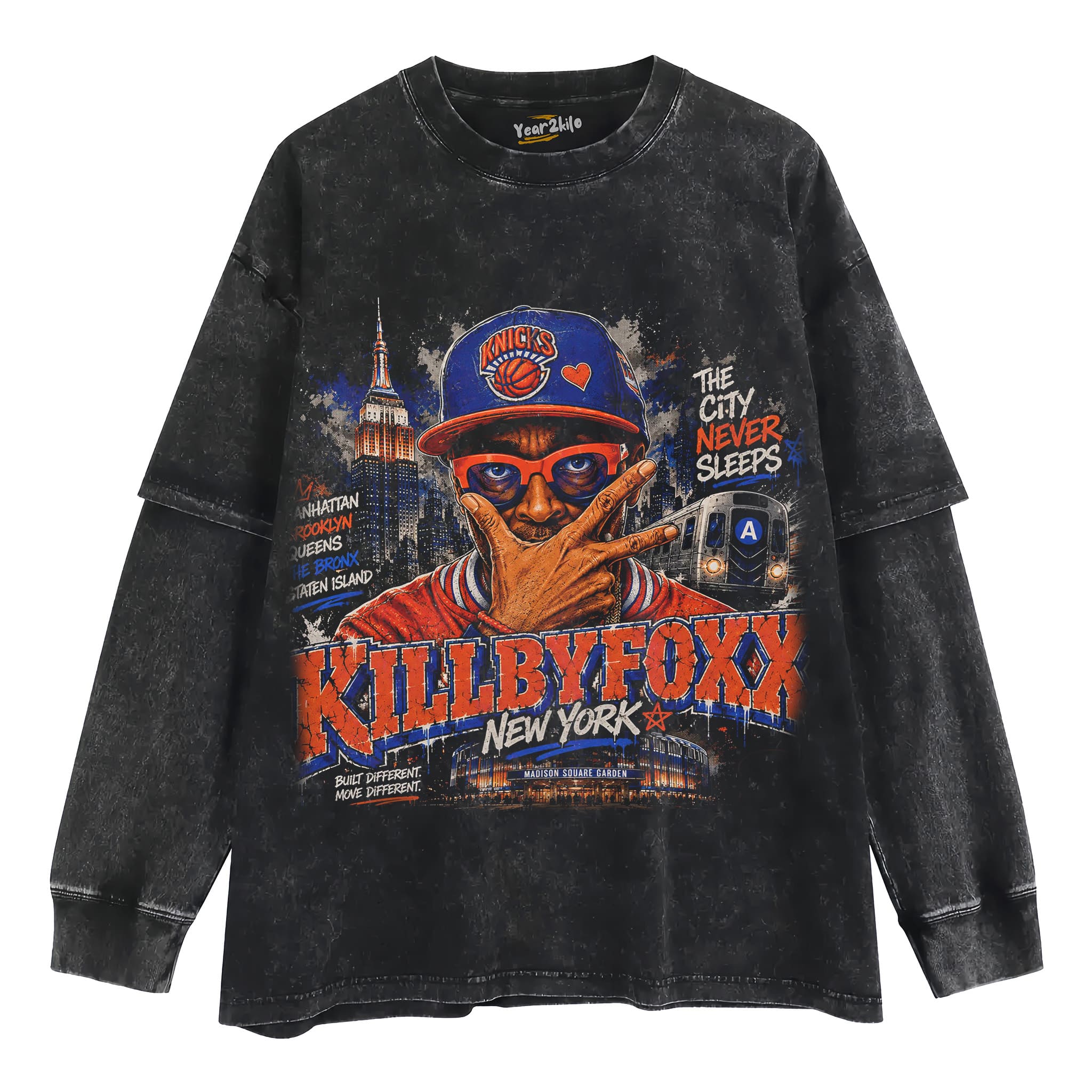 KNICKS - WORLD CHAMPS V2 TANK TOP & TEE & LONG SLEEVE & LAYERED LS & HOODIE