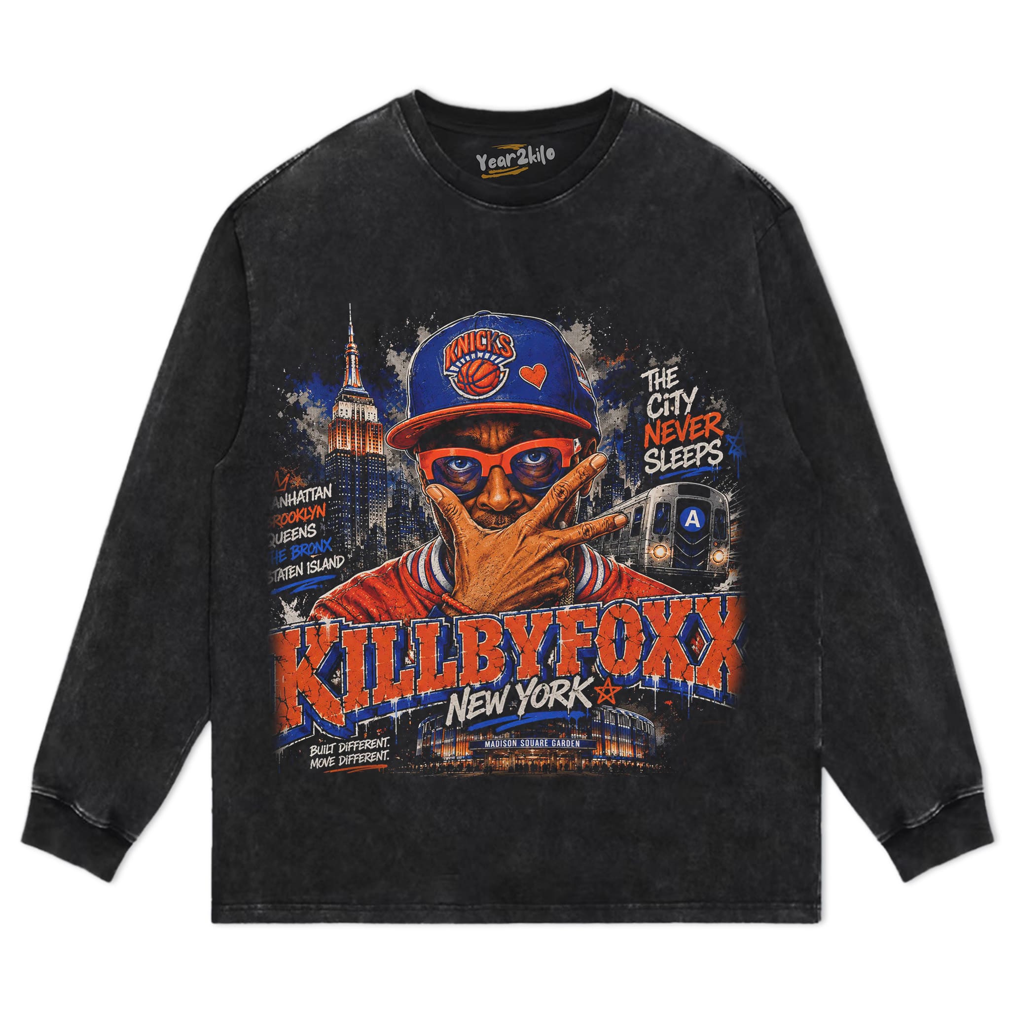KNICKS - WORLD CHAMPS V2 TANK TOP & TEE & LONG SLEEVE & LAYERED LS & HOODIE