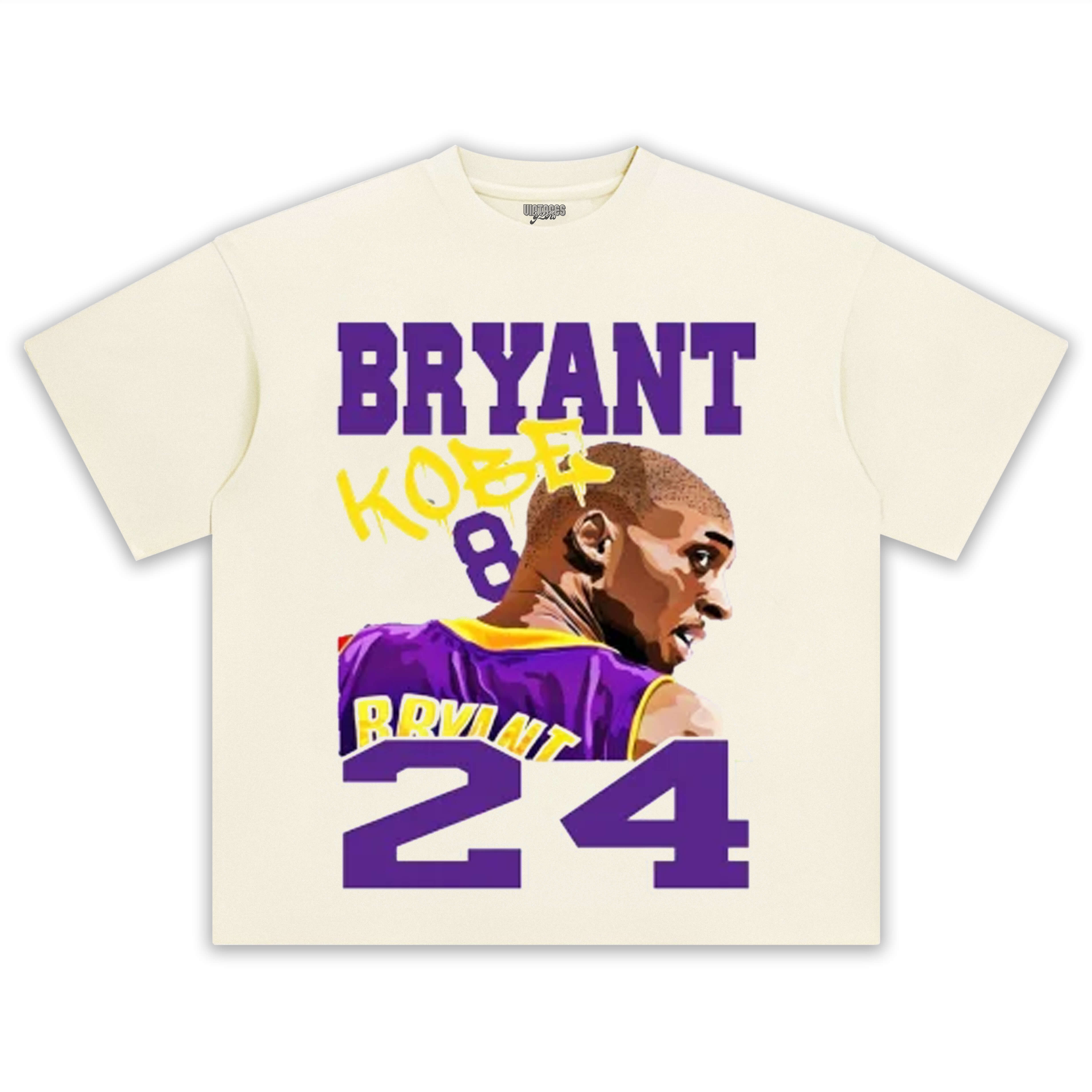 KOBE BRYANT BLACK MAMBA VINTAGE TEE V2 & LS & HOODIE