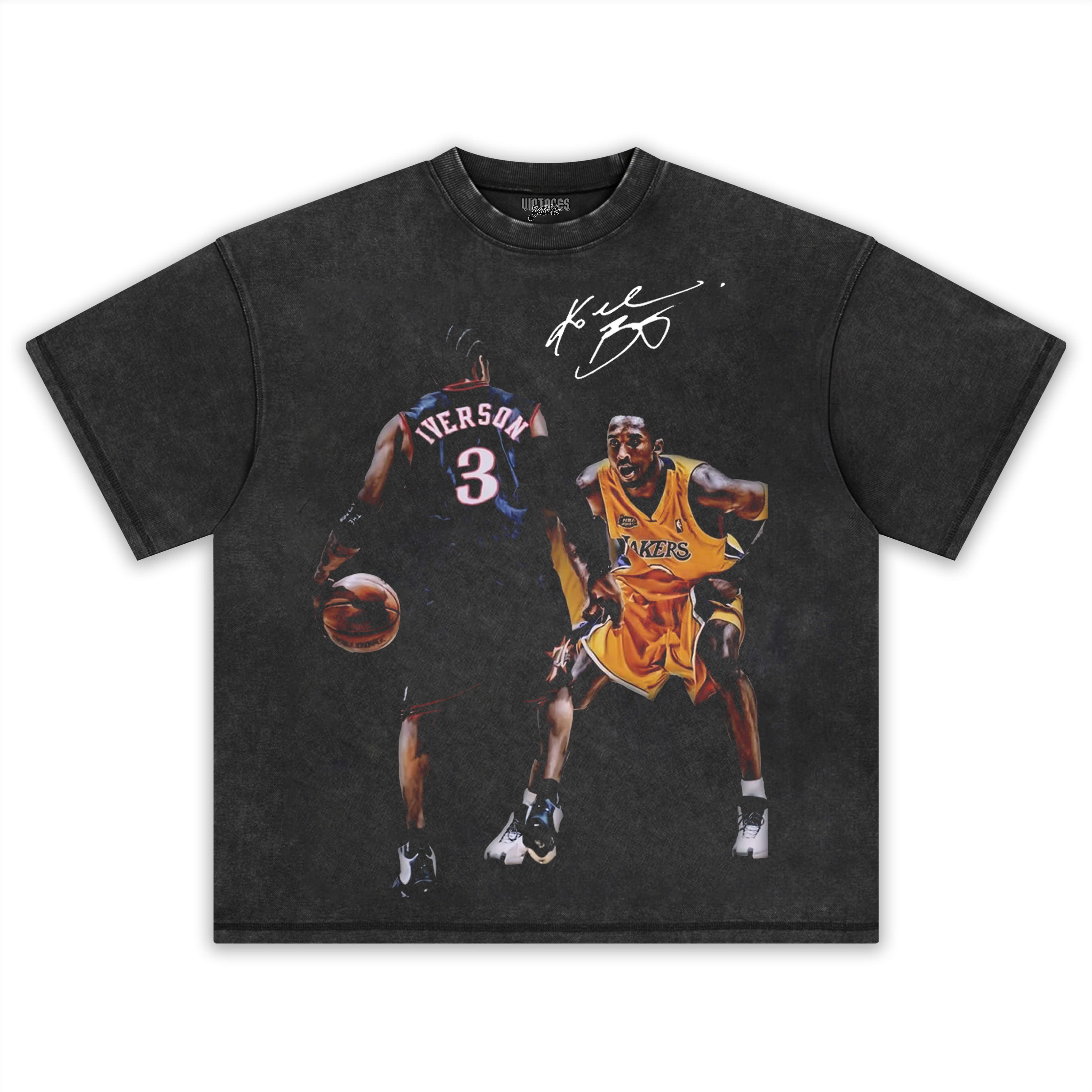 KOBE BRYANT BLACK MAMBA VINTAGE TEE V4 & LS & HOODIE