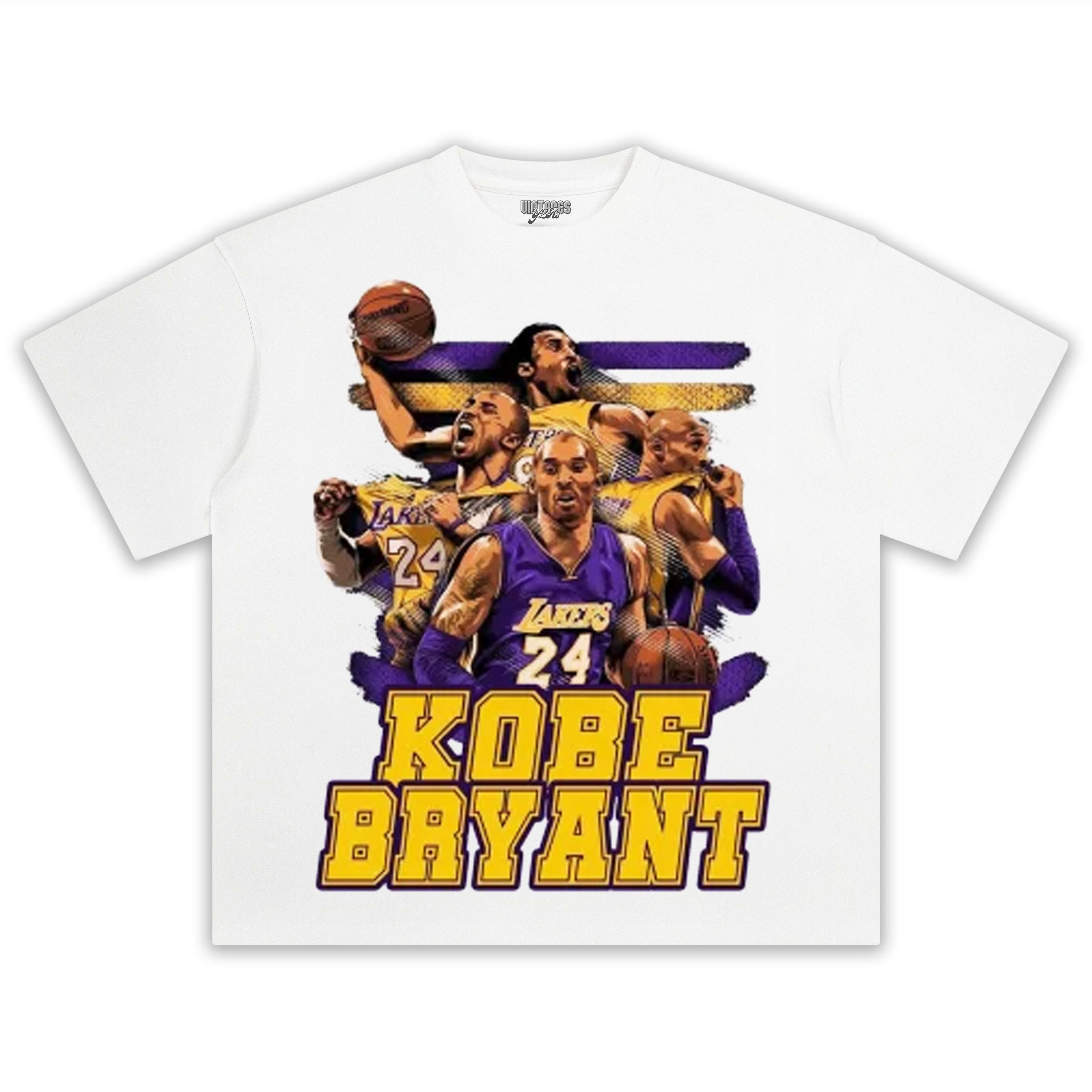KOBE BRYANT BLACK MAMBA VINTAGE TEE V3 & LS & HOODIE