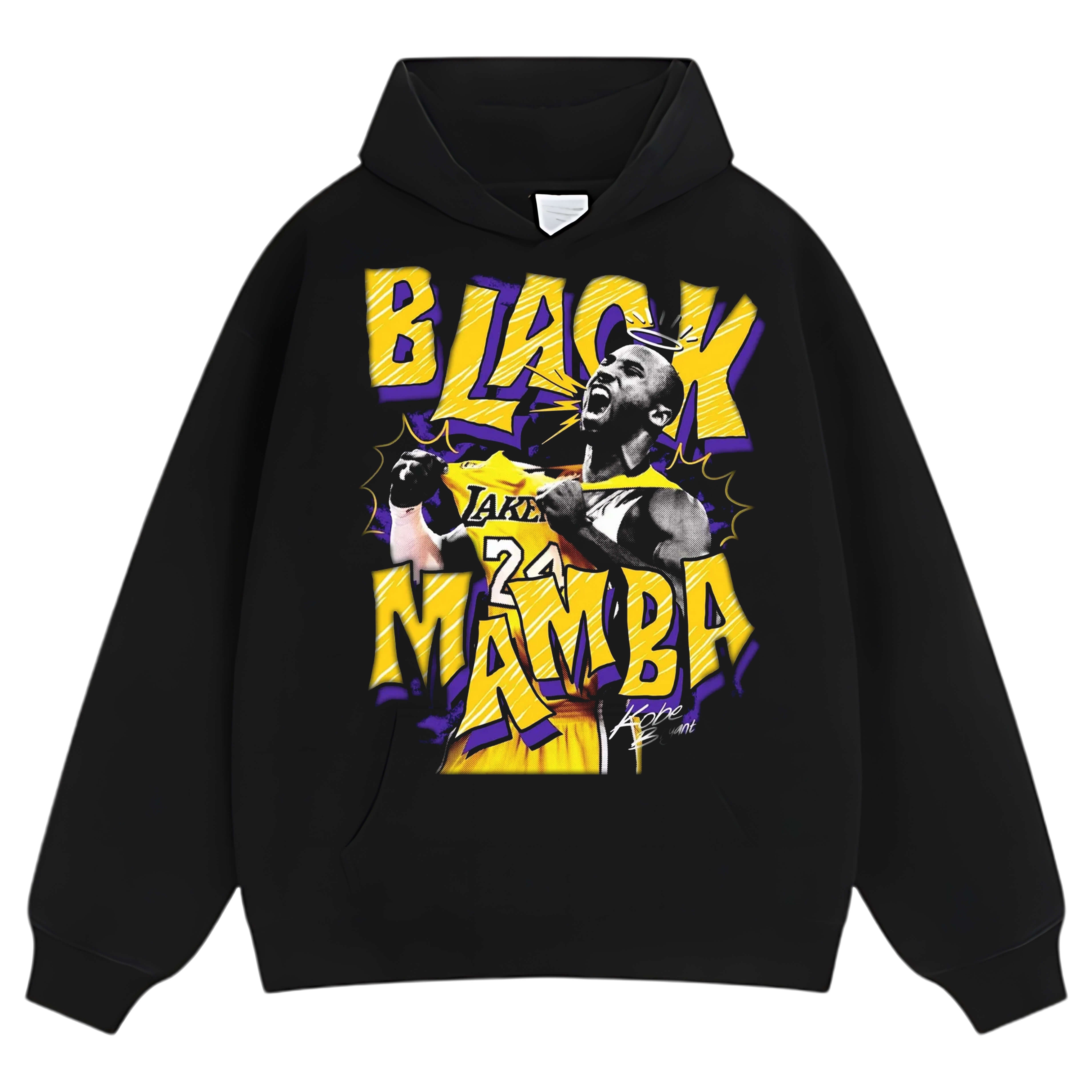 KOBE BRYANT BLACK MAMBA VINTAGE TEE V5 & LS & HOODIE