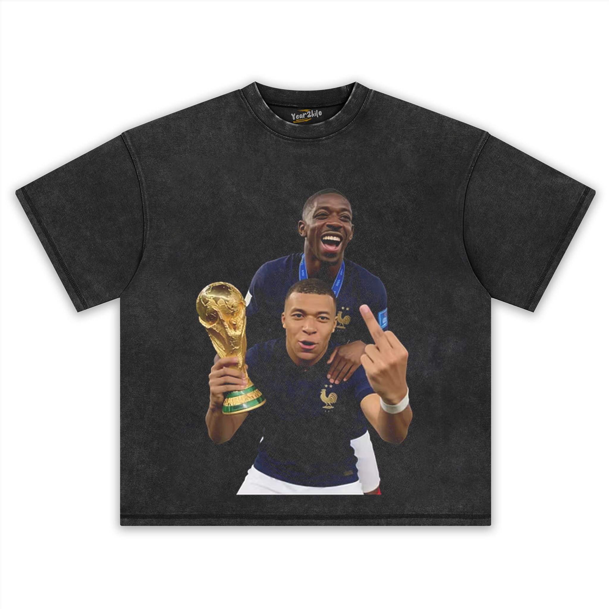 KYLIAN MBAPPÉ & OUSMANE DEMBÉLÉ FRANCE 2026 WORLD CUP VINTAGE TANK TOP & TEE & LONG SLEEVE & LAYERED LS & HOODIE