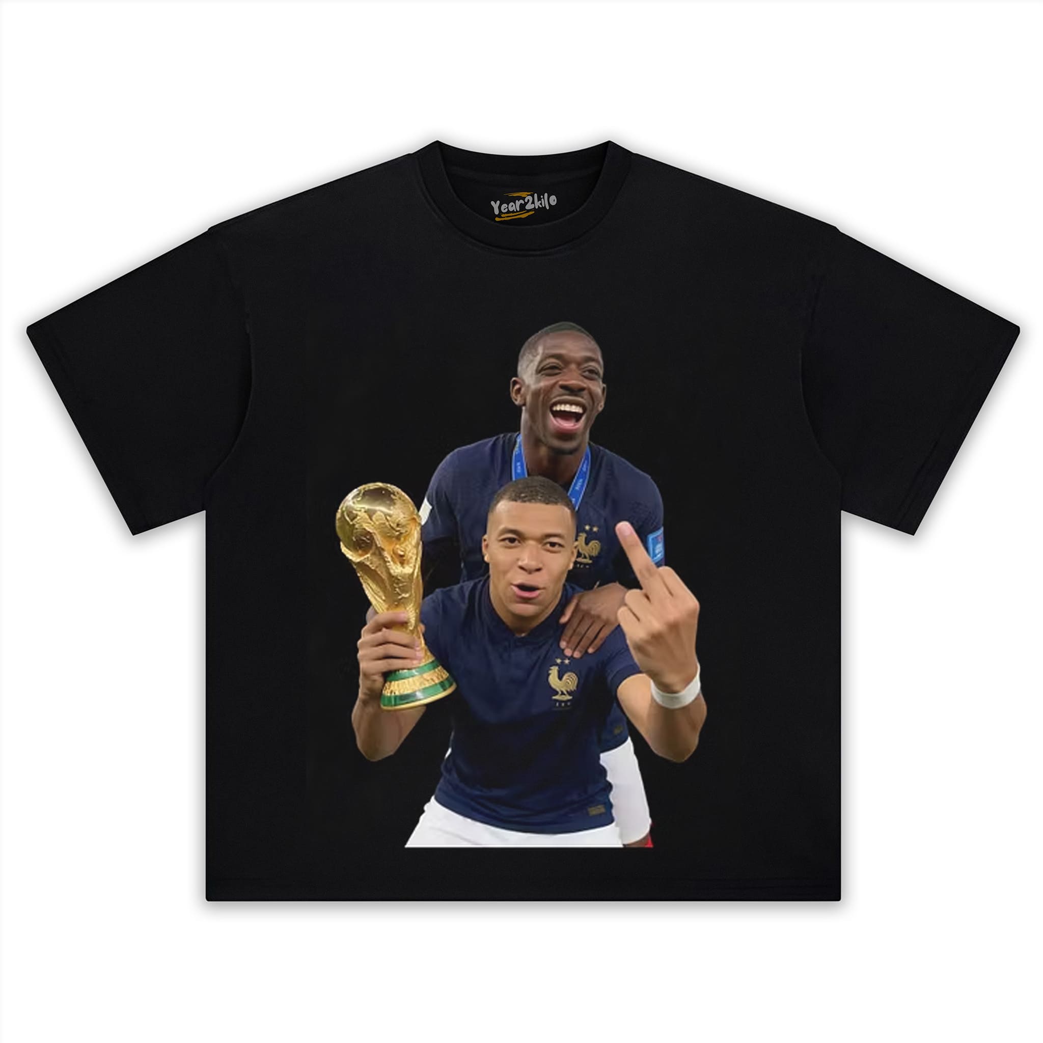 KYLIAN MBAPPÉ & OUSMANE DEMBÉLÉ FRANCE 2026 WORLD CUP VINTAGE TANK TOP & TEE & LONG SLEEVE & LAYERED LS & HOODIE